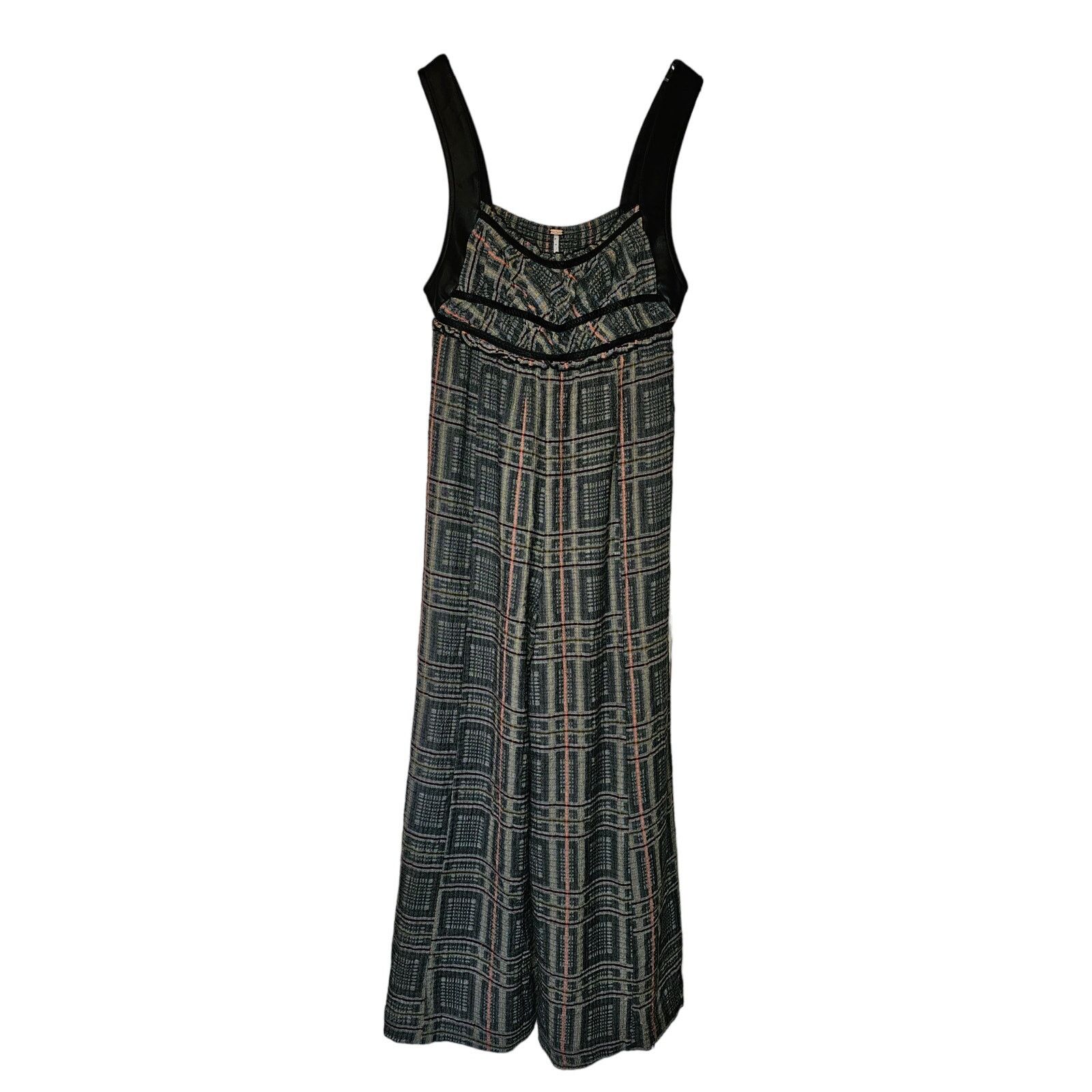 Free People New Free People Marley Plaid One-Piece Jumpsuit $188 X-SMALL Size 26" / US 2 / IT 38 - 7 Thumbnail