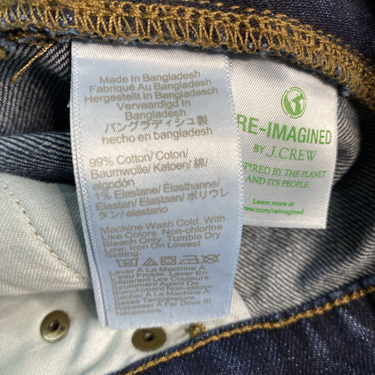 J.Crew J.Crew Slim Flex Men's Jeans Re-Imagined Sz 33x32, EUC Size US 33 - 8 Thumbnail