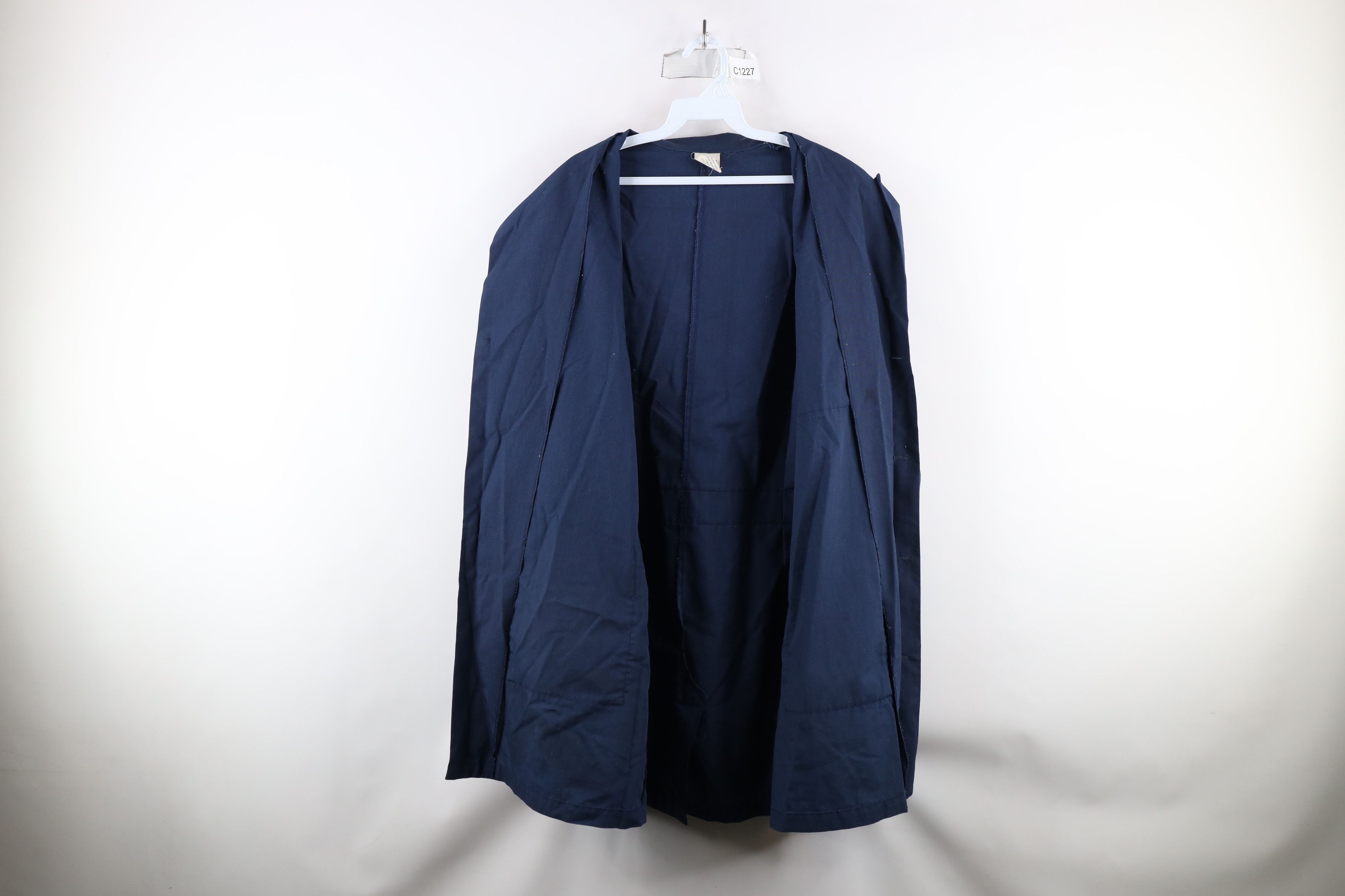 Vintage Vintage 70s Streetwear Mechanic Lab Coat Jacket Blue USA Size US L / EU 52-54 / 3 - 13 Thumbnail