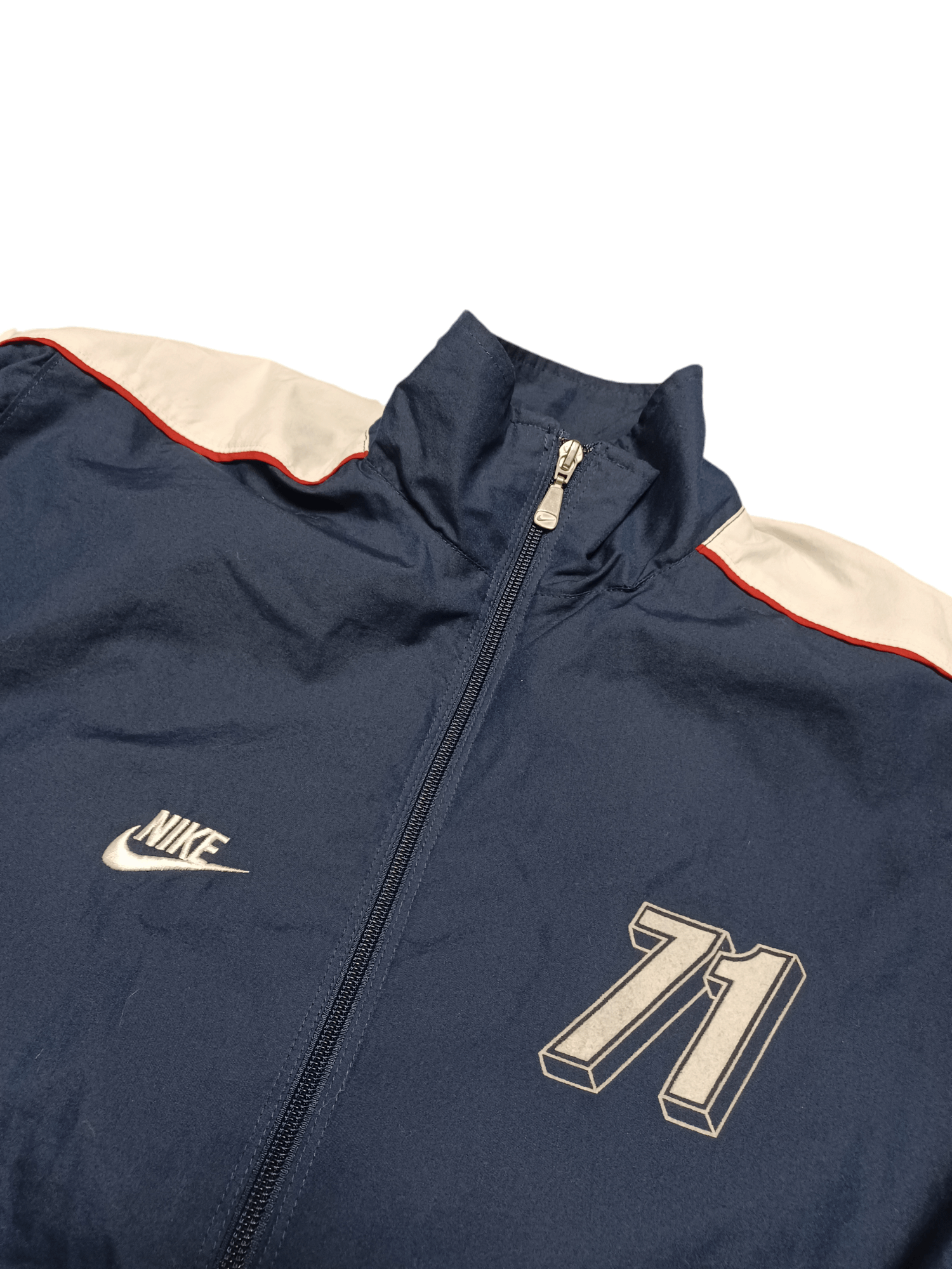 Nike NIKE 71 VINTAGE 2004 NYLON DRILL TRACK JACKET Size US M / EU 48-50 / 2 - 3 Thumbnail