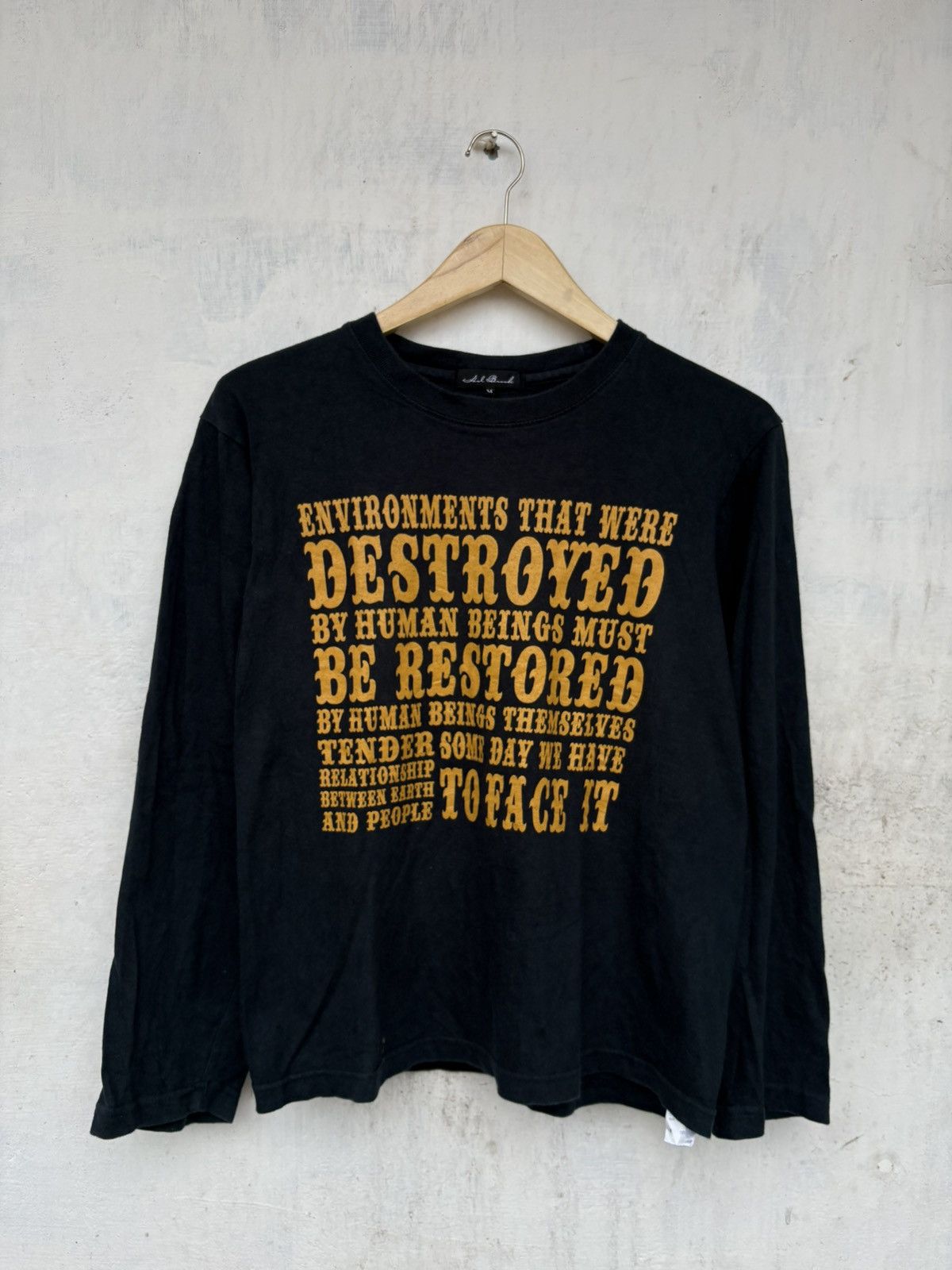 Japanese Brand Hol Brook Poem Longsleeve Japanese Brand Size US M / EU 48-50 / 2 - 1 Thumbnail