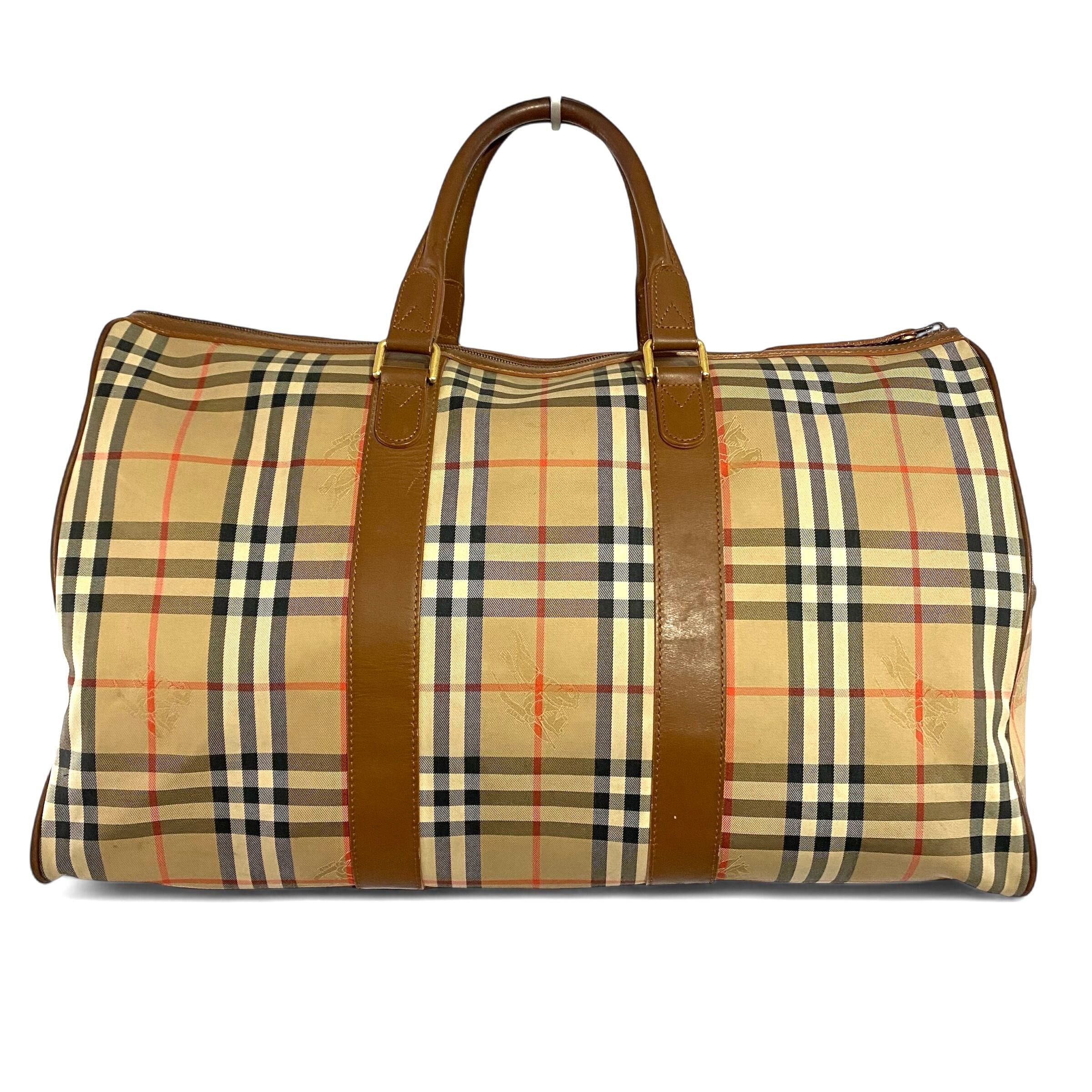 Burberry Vintage Burberry Boston Bag Nova Check Size ONE SIZE - 2 Thumbnail