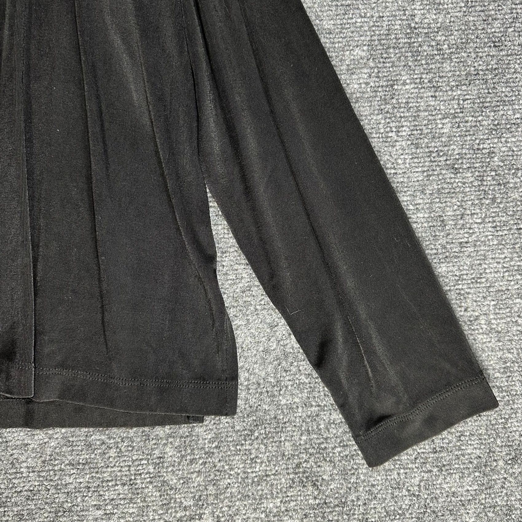Vintage Chicos Travelers Cardigan Womens Large Black Stretch Knit Open Front Split Hem Size L / US 10 / IT 46 - 3 Thumbnail