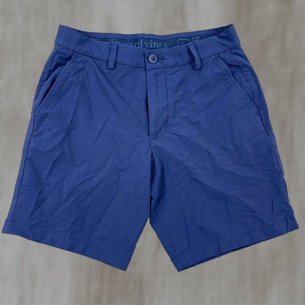Vineyard Vines Vineyard Vines Shorts Men 28 Navy Blue Performance Chino Dress Preppy Slacks Shirt Size US 28 / EU 44 - 1 Thumbnail
