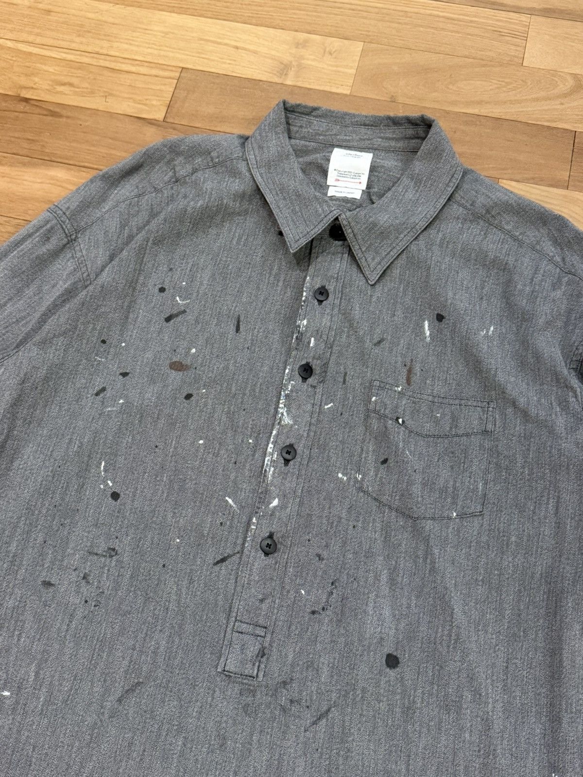 Visvim 1910 shirt PO chambray dmgd Size US L / EU 52-54 / 3 - 2 Thumbnail