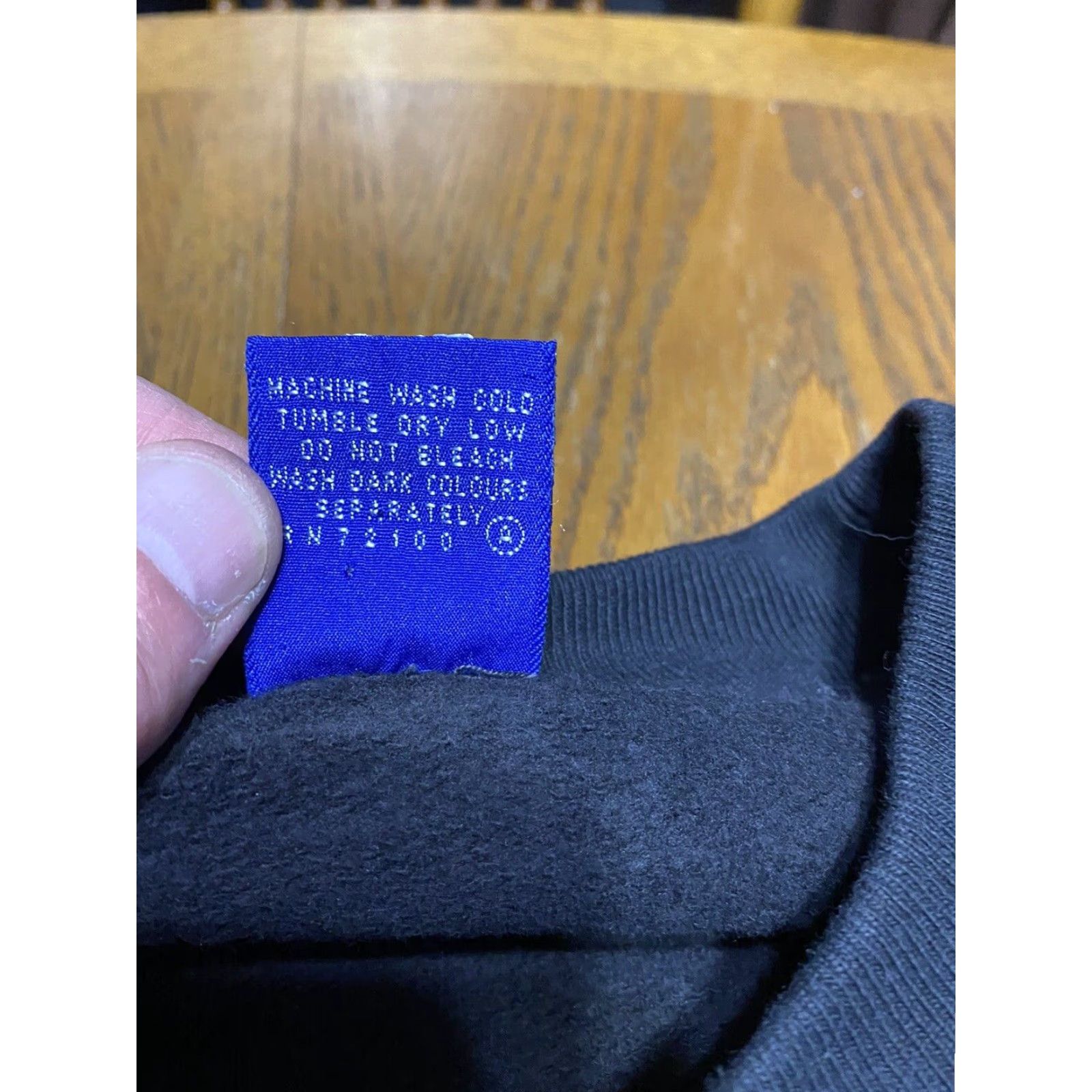 VINTAGE Sun Sun Crewneck Sweatshirt Men 2XL Black Winter Christmas 80s 90s Holiday Snow