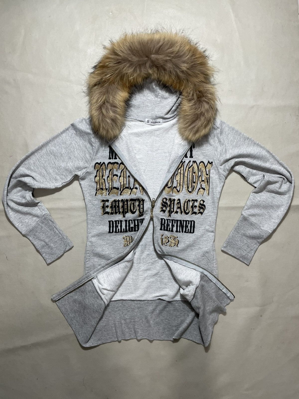 Hysteric Glamour × If Six Was Nine × Le Grande Bleu (L.G.B.) Japanese Poem Zip Fur Hoodie Lgb style Size US M / EU 48-50 / 2 - 3 Thumbnail