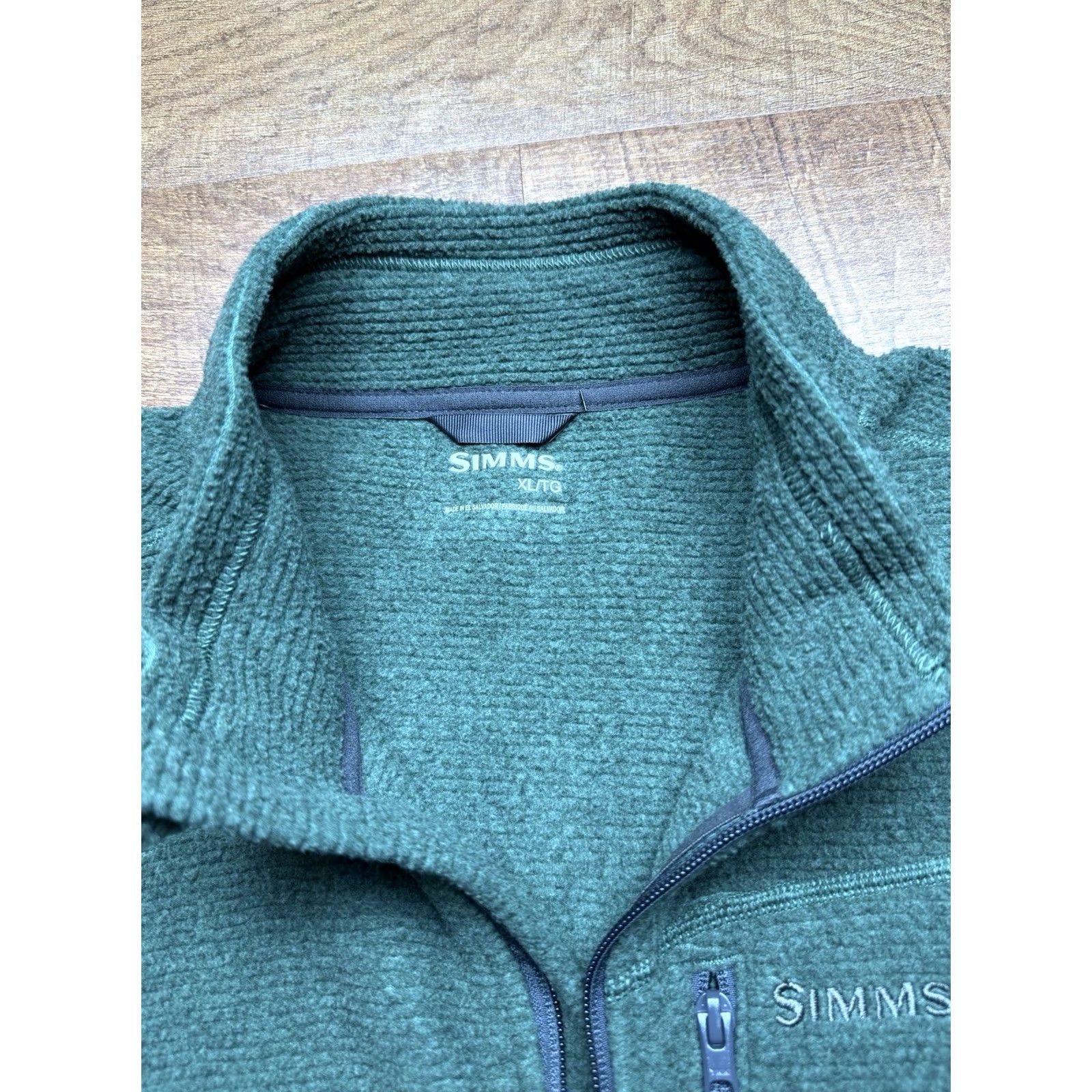 Vintage Simms Rivershed Jacket Mens XL Green Full Zip Quick Dry Fleece Fishing Size US XL / EU 56 / 4 - 4 Thumbnail