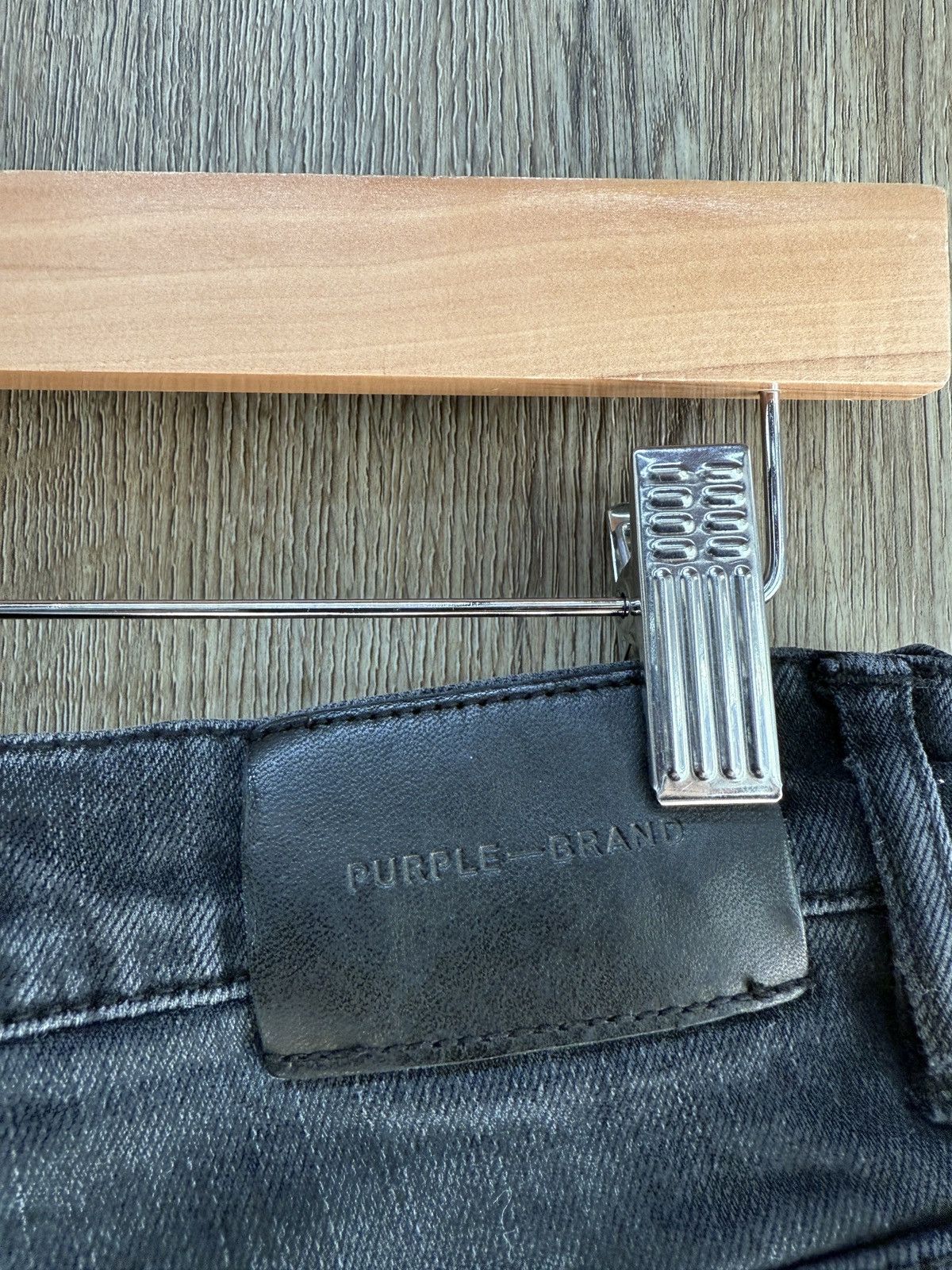 Purple Purple Black Denim Jeans Size US 32 / EU 48 - 11 Thumbnail