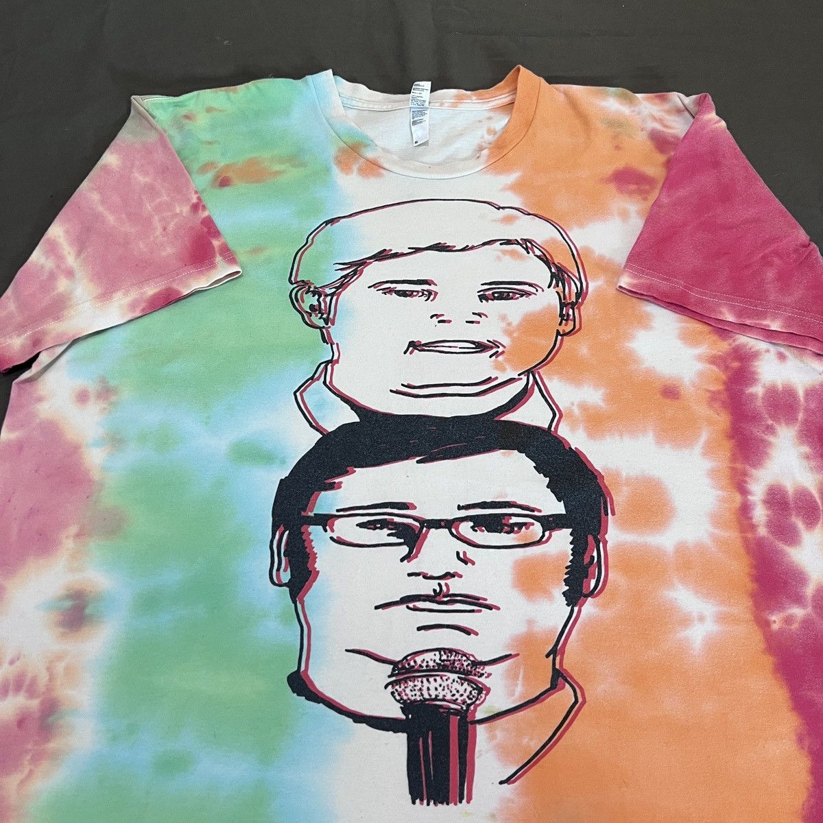 American Apparel Tim And Eric Awesome Show series comedy Movie Tee XL tie dye Size US XL / EU 56 / 4 - 2 Thumbnail