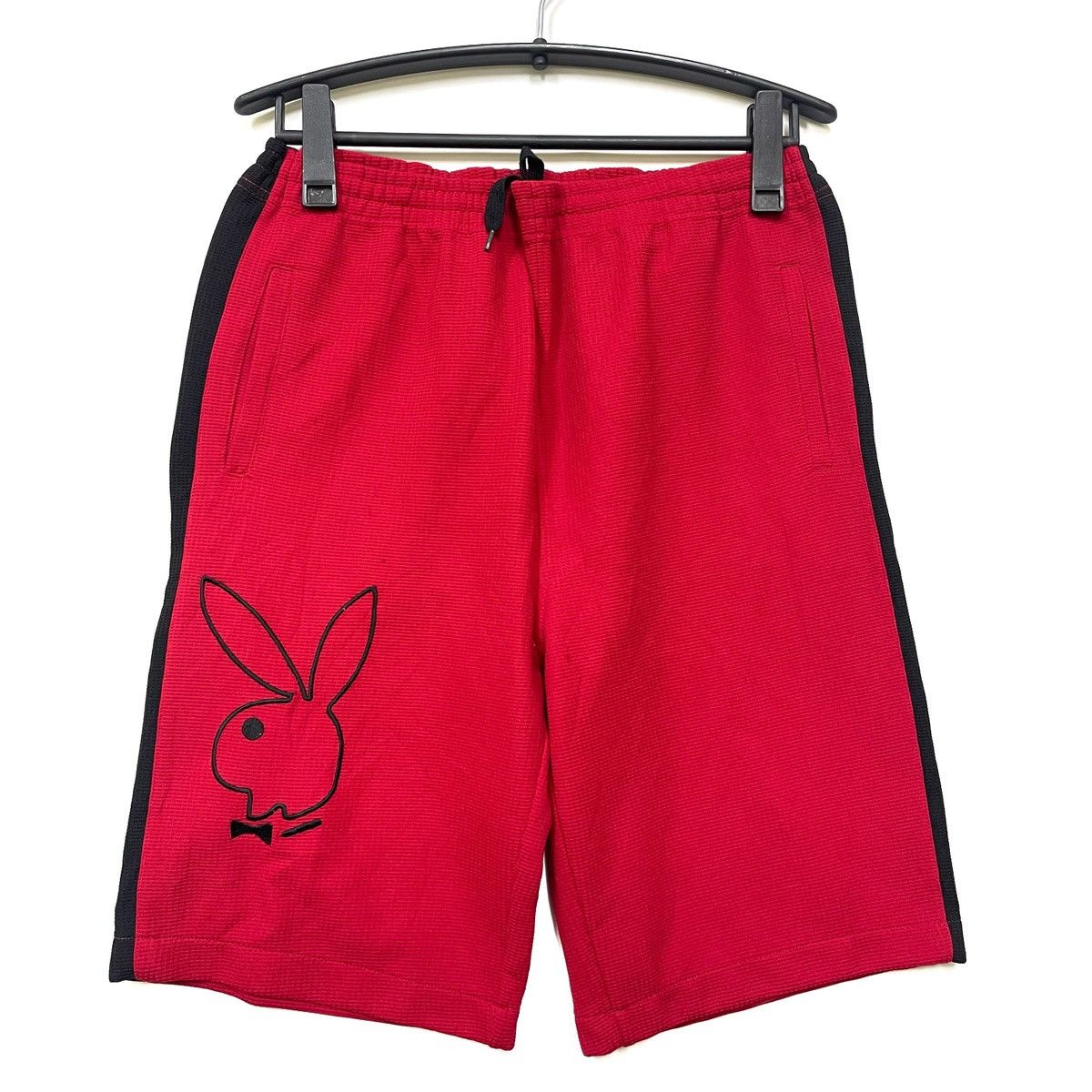 Playboy × Vintage Rare Vintage Playboy short pants with Multi logo Size US 35 - 1 Thumbnail