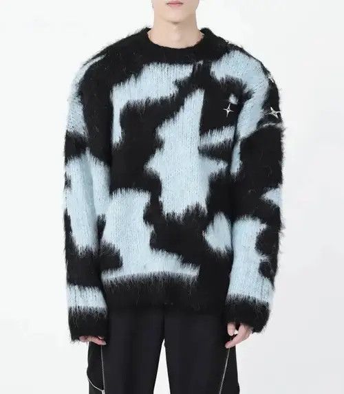Japanese Brand × Vintage Knit streetwear sweater pullover y2k style oversized Size US L / EU 52-54 / 3 - 1 Thumbnail