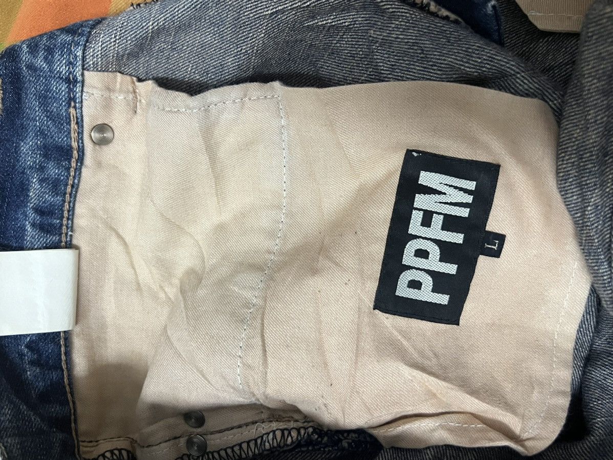 PPFM × Seditionaries PPFM BLUE DENIM JEAN DOUBLE WAIST ZIPPER Size US 34 / EU 50 - 8 Thumbnail