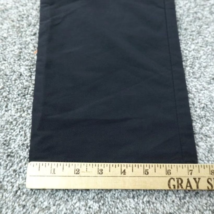 Banana Republic Banana Republic Pants Mens 40X34 Black Chino Trouser Performance Straight Tech Pants Chino Men Black 40/34 Regular Rise High Summer Casual Size US 40 / EU 56 - 2 Thumbnail