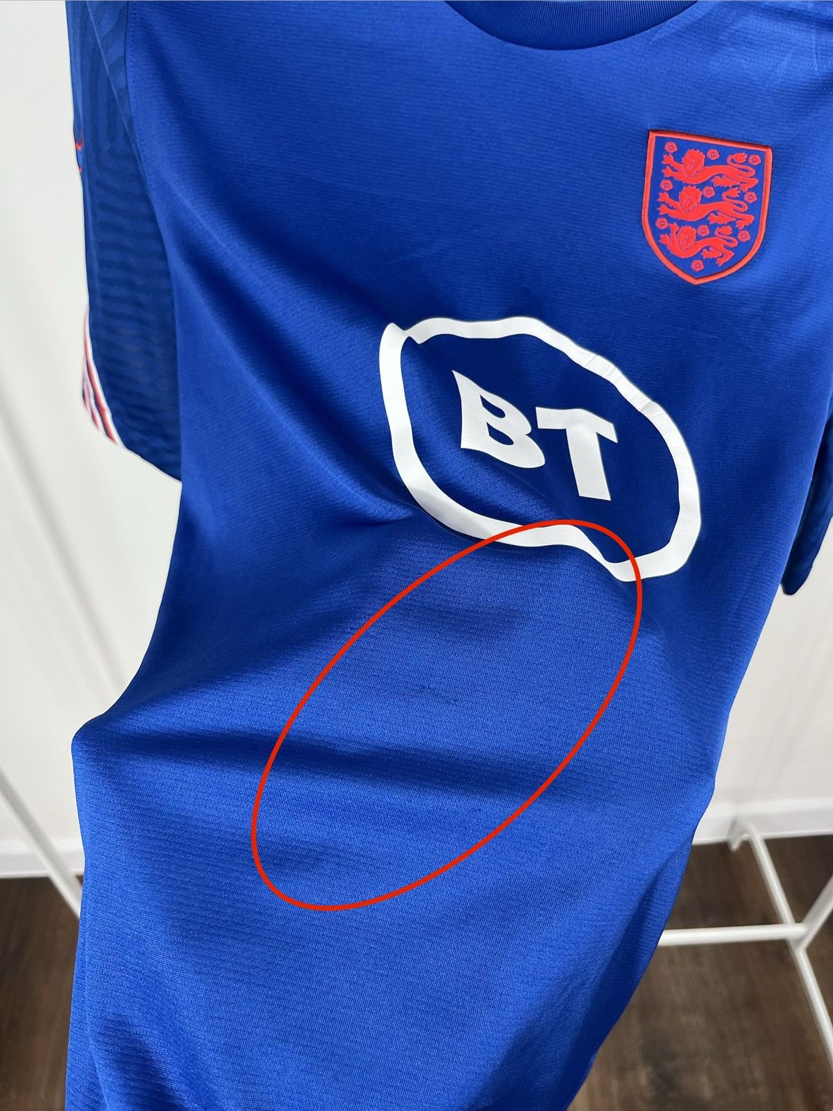 Nike Nike England Football Training Jersey Blue Dri Fit Size M Size US M / EU 48-50 / 2 - 6 Thumbnail