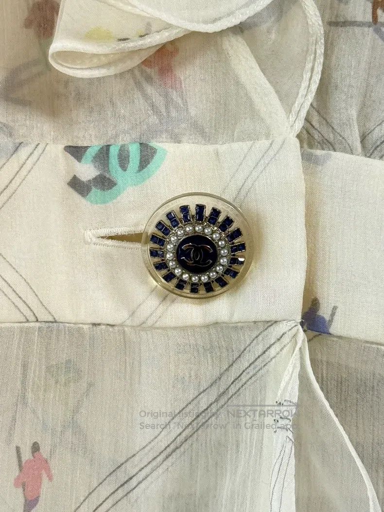 Chanel Chanel Fayet's farewell silk dress Size XS / US 0-2 / IT 36-38 - 5 Thumbnail