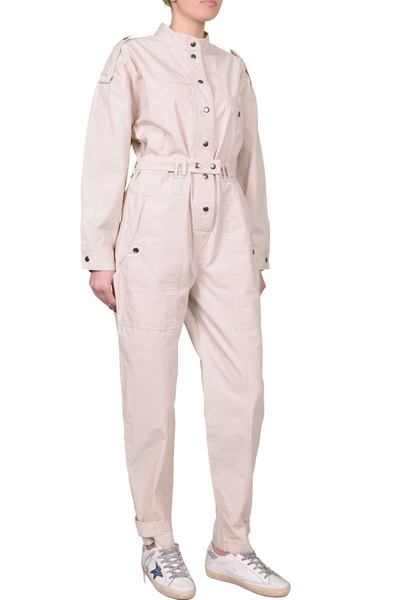 Designer × Isabel Marant Last Isabel Marant Trevor Cotton Beige Jumpsuit Size 25" / US 0 / IT 36 - 4 Thumbnail