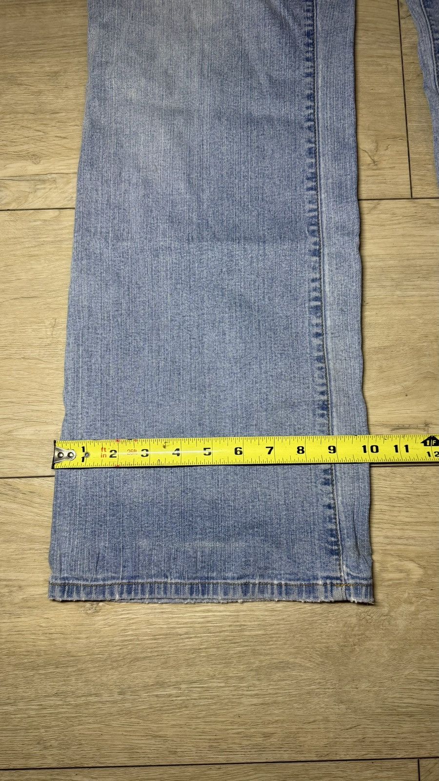 Other Y2K 2000s Tummy Tuck Jeans NYDJ Light Wash Flared Jeans Size 32" / US 10 / IT 46 - 7 Thumbnail