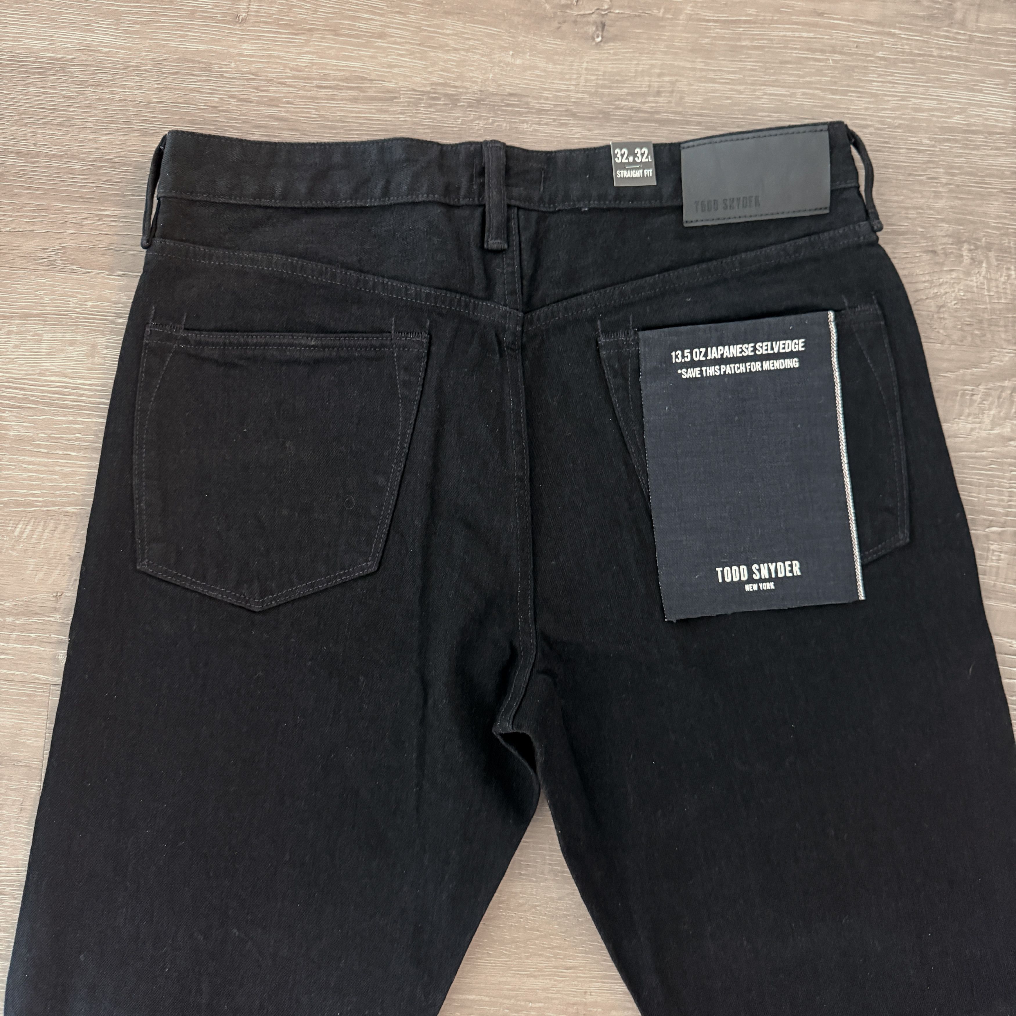 Todd Snyder Todd Snyder 13.5 oz Straight Japanese Selvedge Black Jeans Size US 32 / EU 48 - 5 Thumbnail