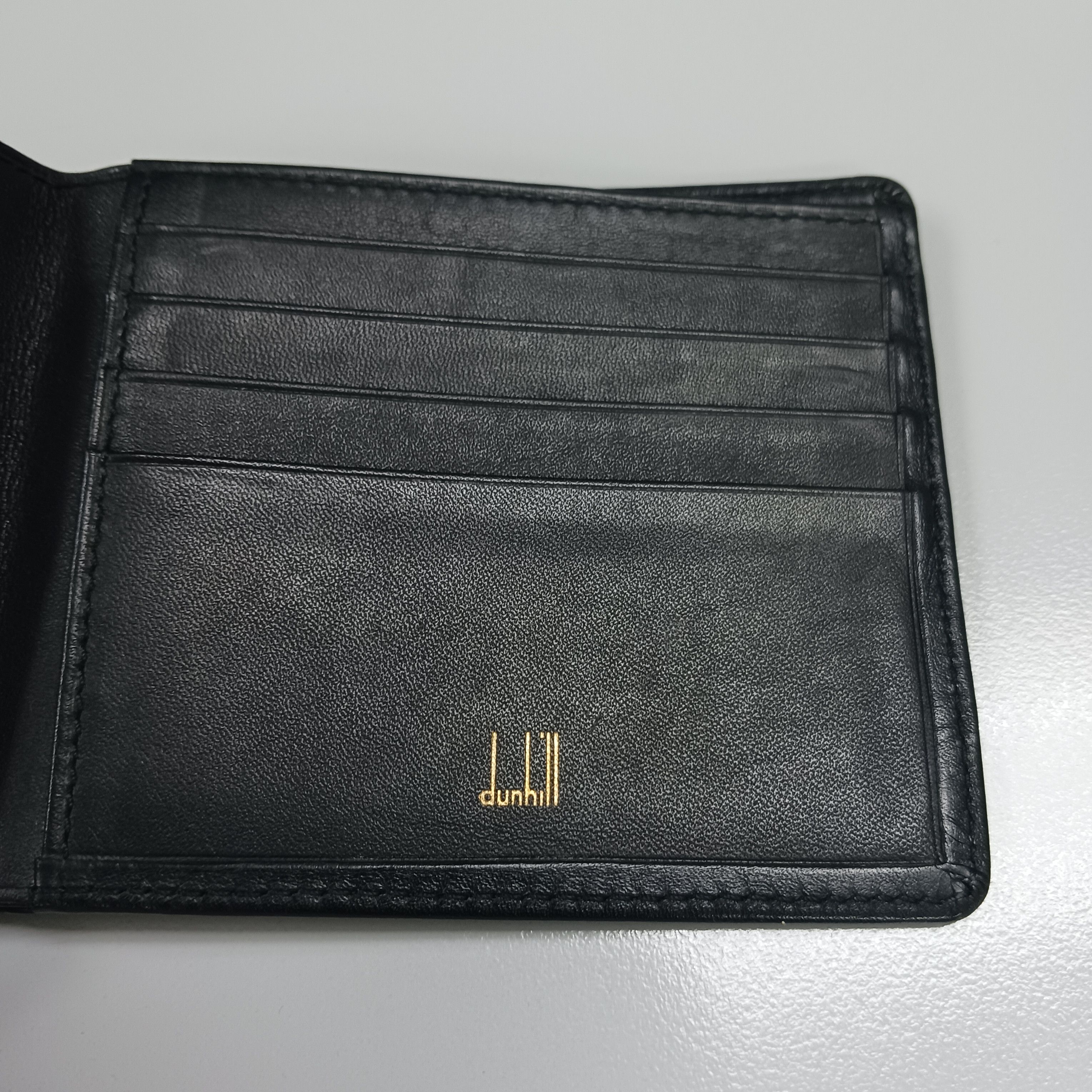 Alfred Dunhill Vintage DUNHILL Two Folded Logo Leather Wallet Size ONE SIZE - 4 Thumbnail