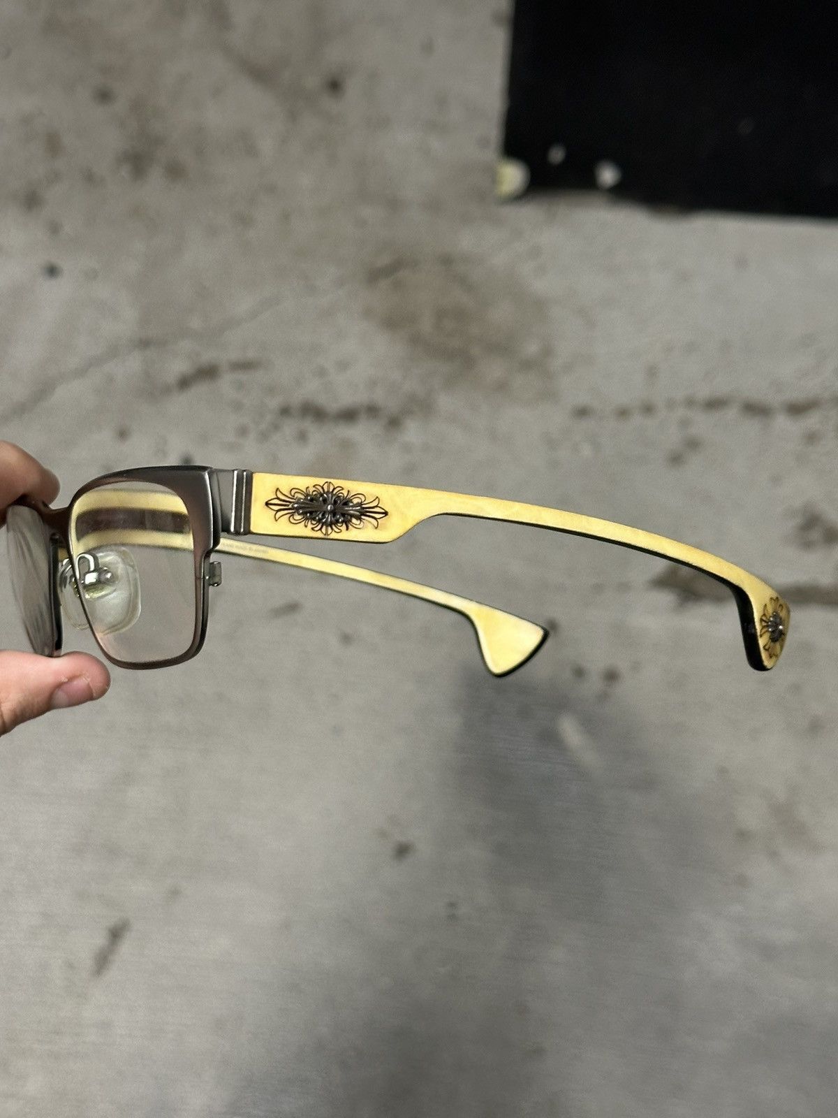 Chrome Hearts Chrome Hearts “Tipping Velvet” Silver/EBONY Vintage Glasses Size ONE SIZE - 10 Thumbnail