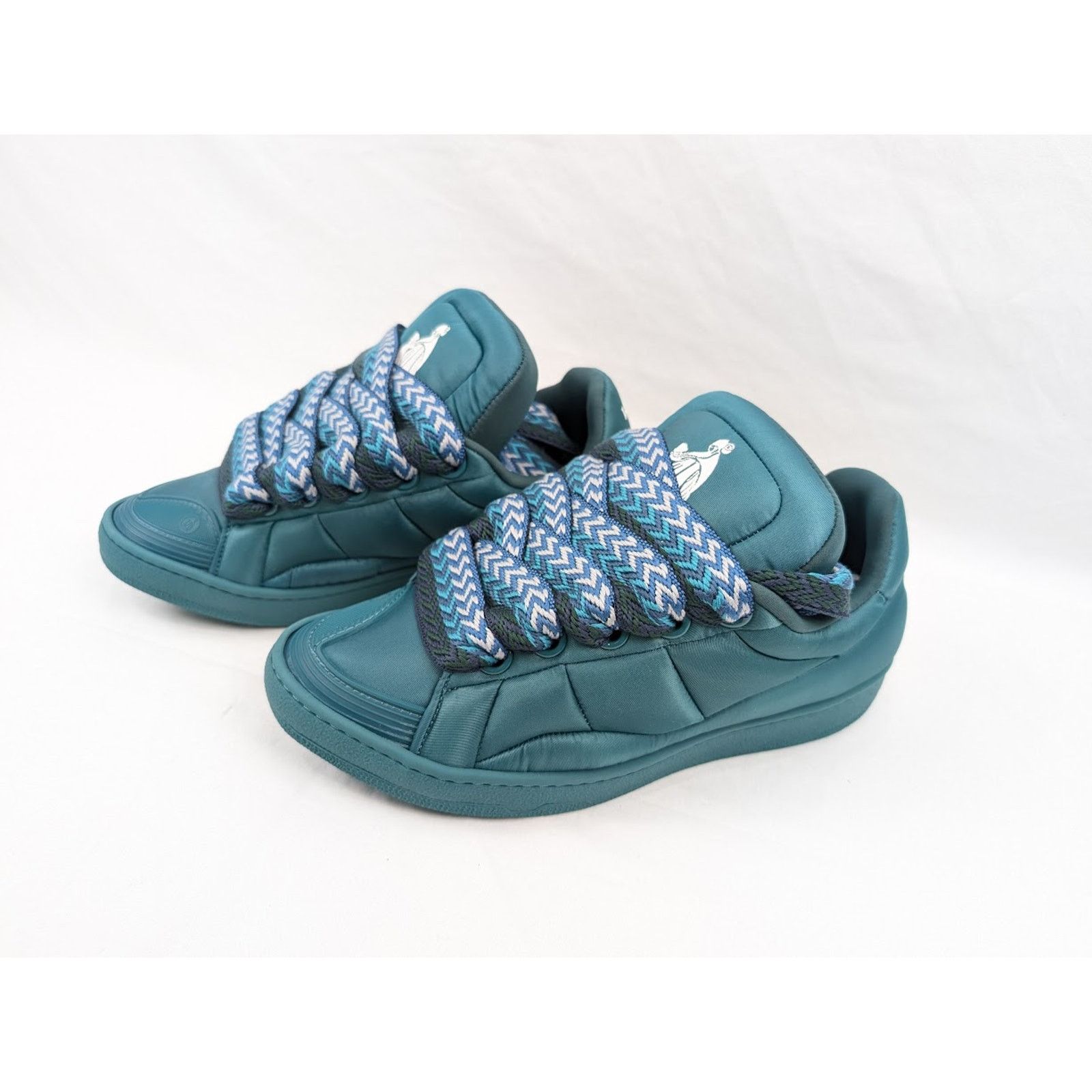 Lanvin o1rshd1 Curb XL Sneakers in Forest Size US 12 / EU 45 - 17 Thumbnail