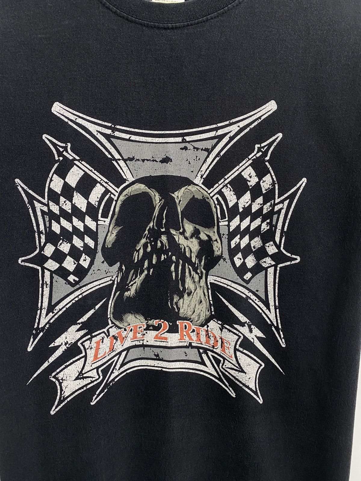 Harley Davidson 💀 Vintage 90s Live 2 Ride Choppers West Coast 3d Emblem Size US M / EU 48-50 / 2 - 4 Thumbnail