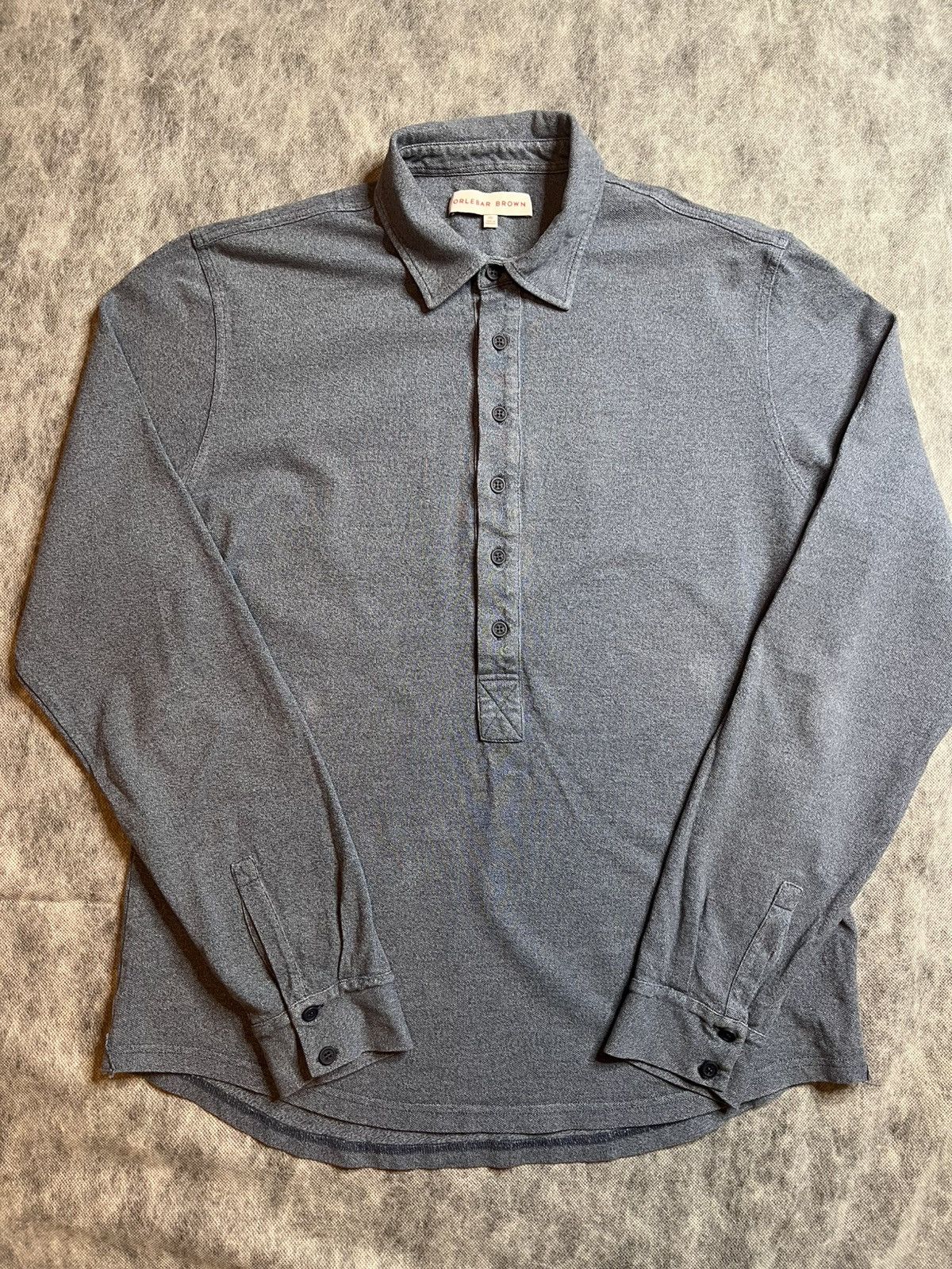 Orlebar Brown Orlebar Brown Luxury Polo Longsleeve Size US XXL / EU 58 / 5 - 1 Thumbnail