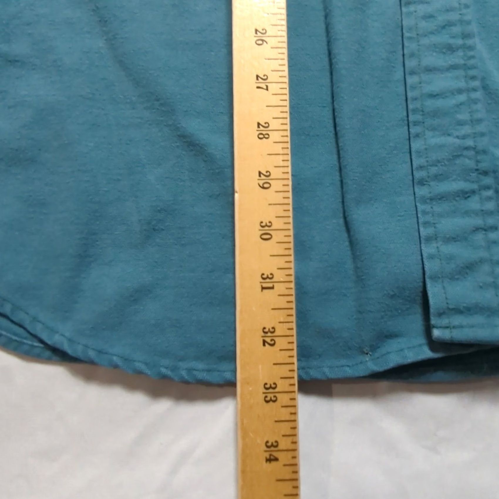 Vintage VINTAGE Woolrich Men 3XL Teal Blue Cotton Chamois Heavyweight Work Shirt USA Made Size US XXL / EU 58 / 5 - 6 Thumbnail