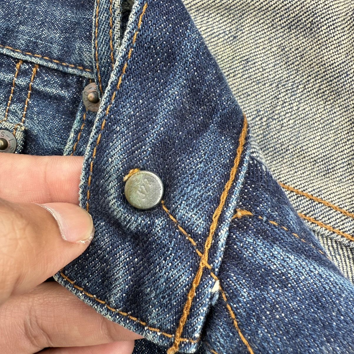 Levi's Vintage Clothing VINTAGE LEVI'S 502 97' BIG E RUSTY SELVEGE RIPPEP JEAN DENIM Size US 33 - 8 Thumbnail