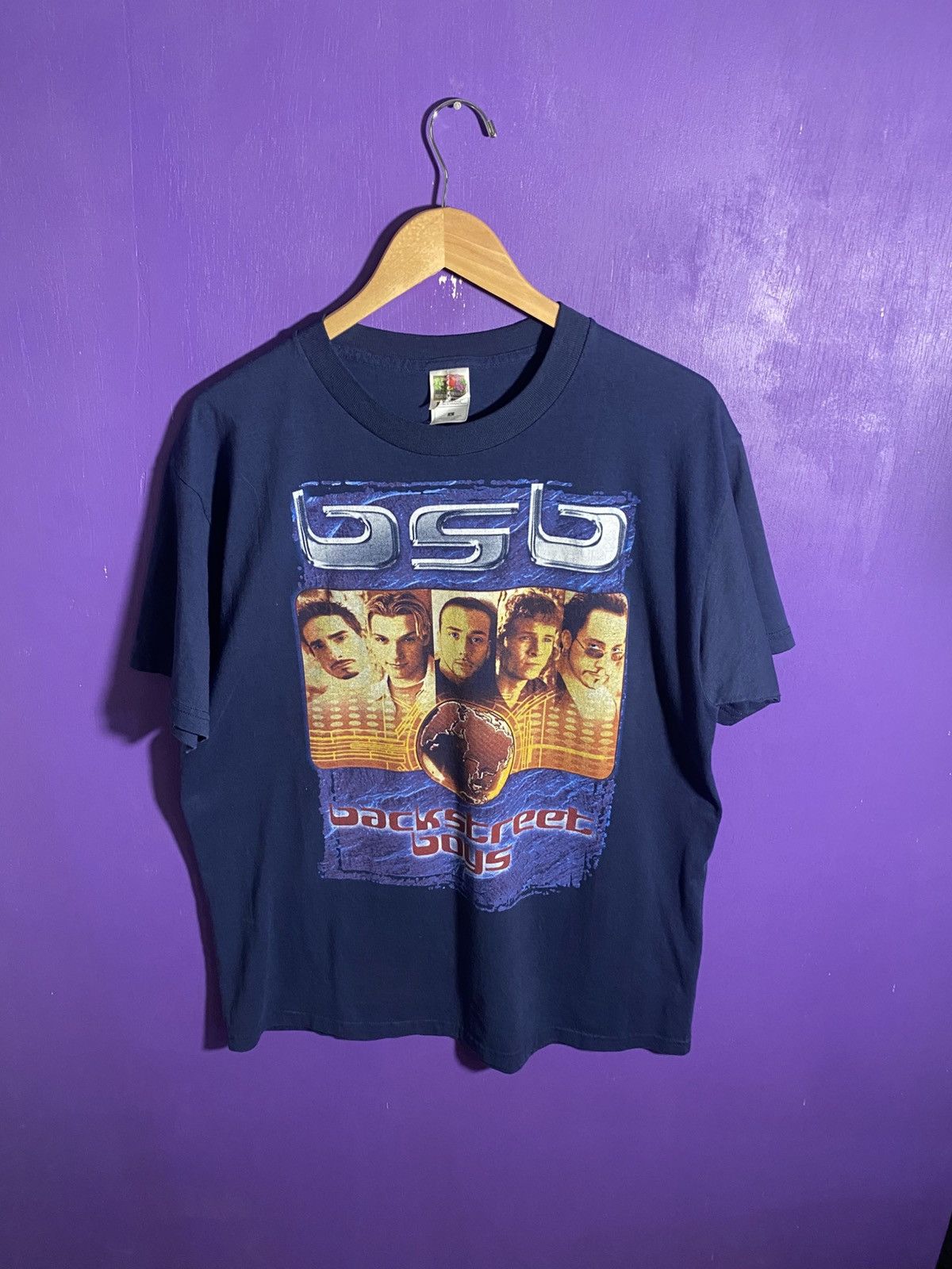 Hanes × Vintage Backstreet boys 1998 tour tee (balenciaga