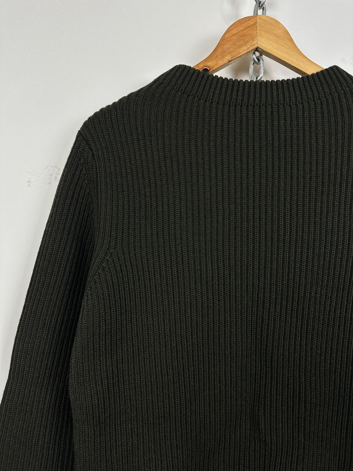 Andersen Andersen Andersen-Andersen Crewneck Navy Green Wool Sweater Size US S / EU 44-46 / 1 - 13 Thumbnail