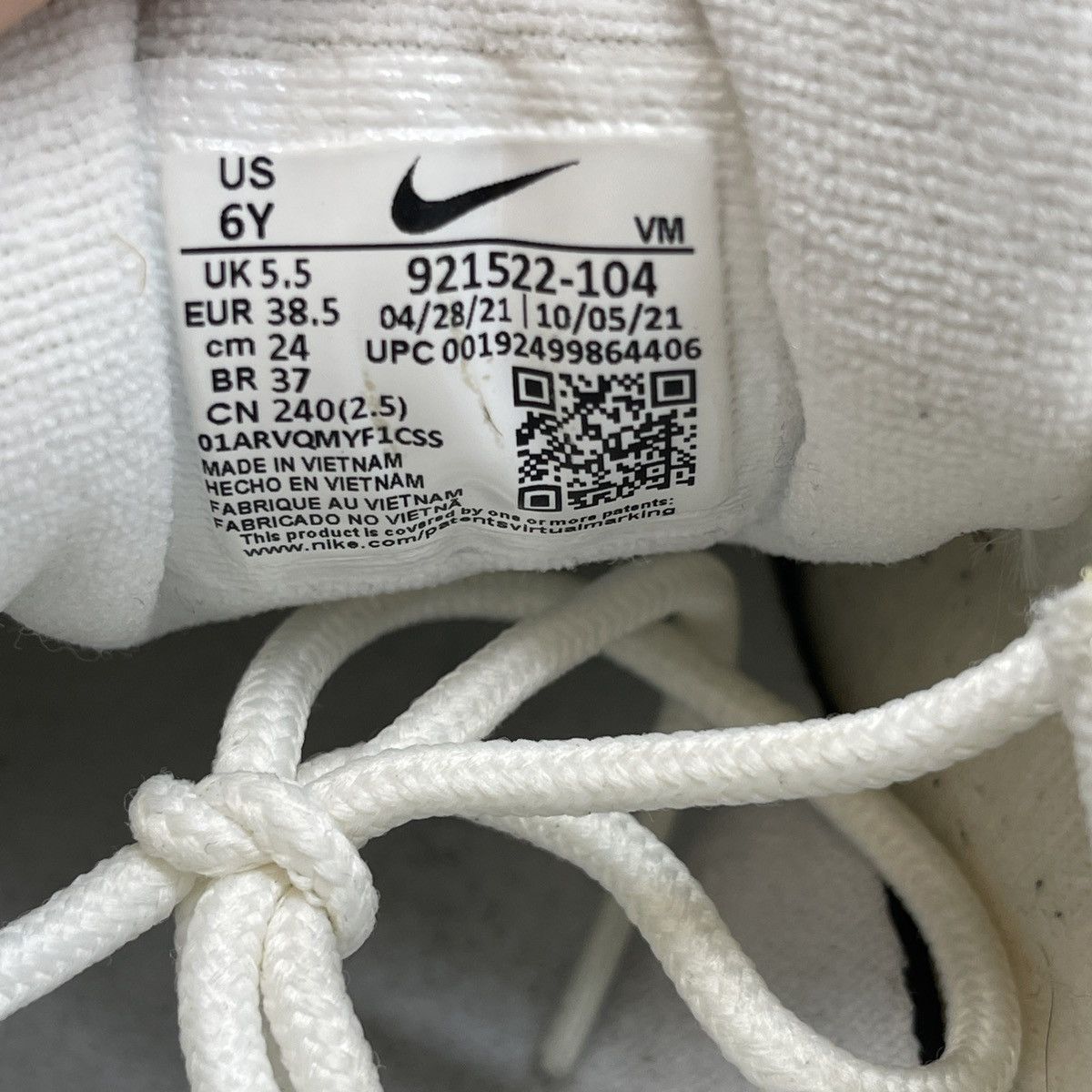 Nike Air max 97 white metallic silver Size US 6 / EU 39 - 8 Thumbnail