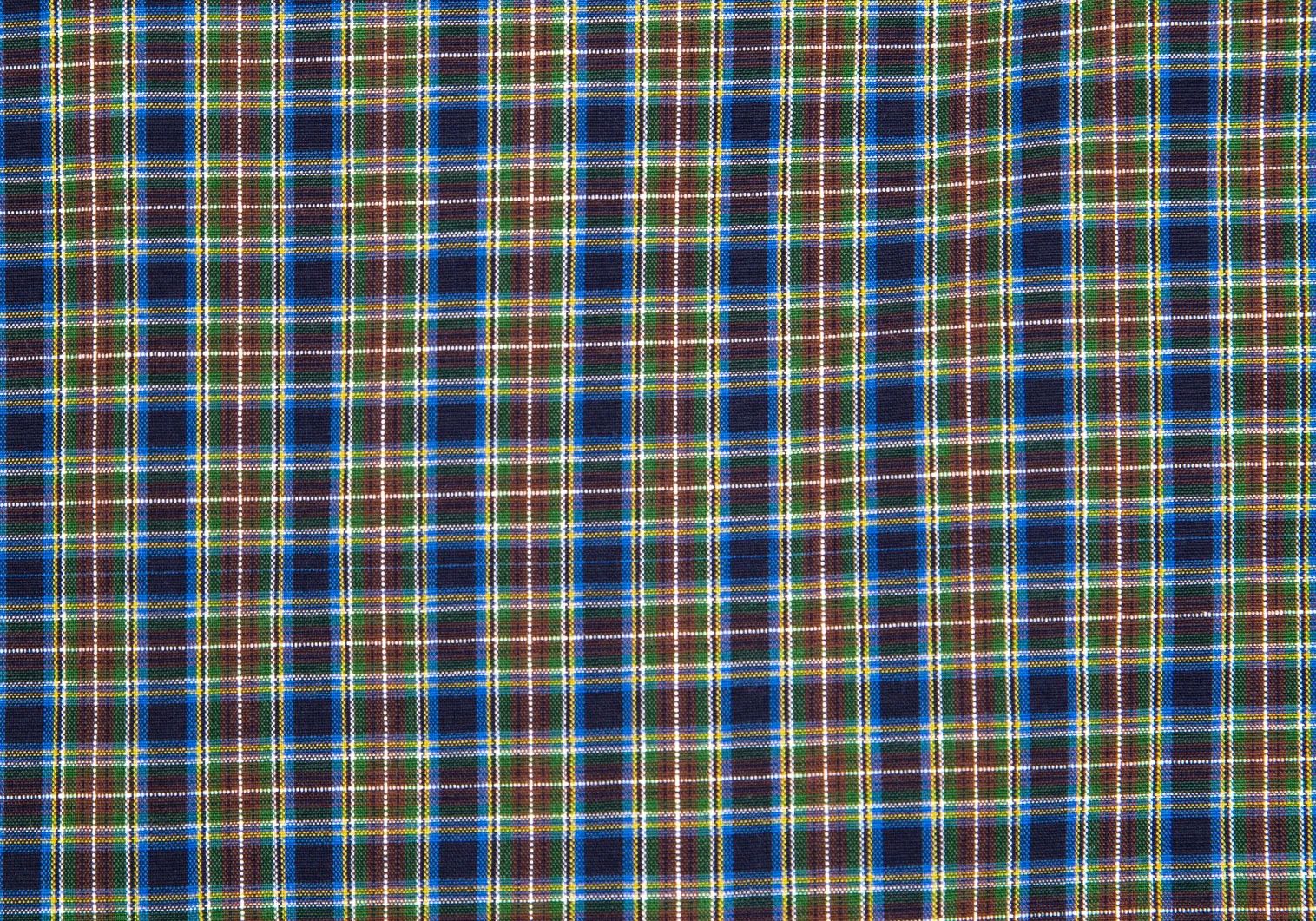 Junya Watanabe Checkered Pocket Shirt in Navy Tea Green, Size XS Size US XS / EU 42 / 0 - 14 Thumbnail