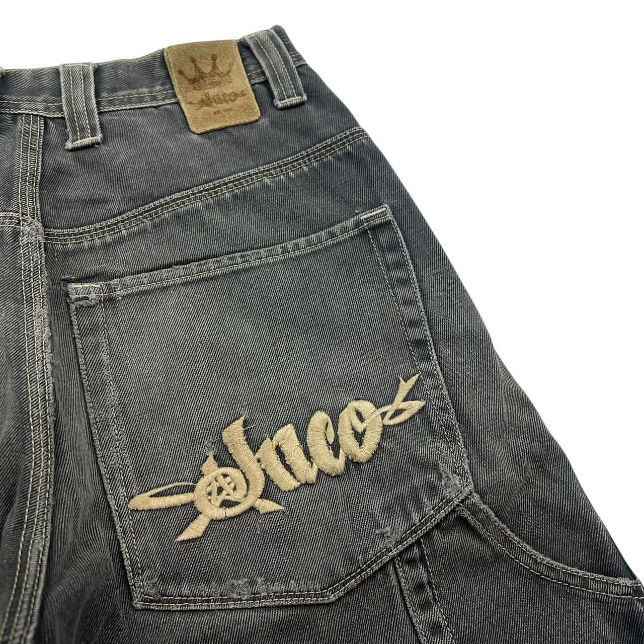 JNCO Vintage Jnco Embroidered Denim Shorts / Jorts - Waist: 27” Size US 27 - 3 Thumbnail