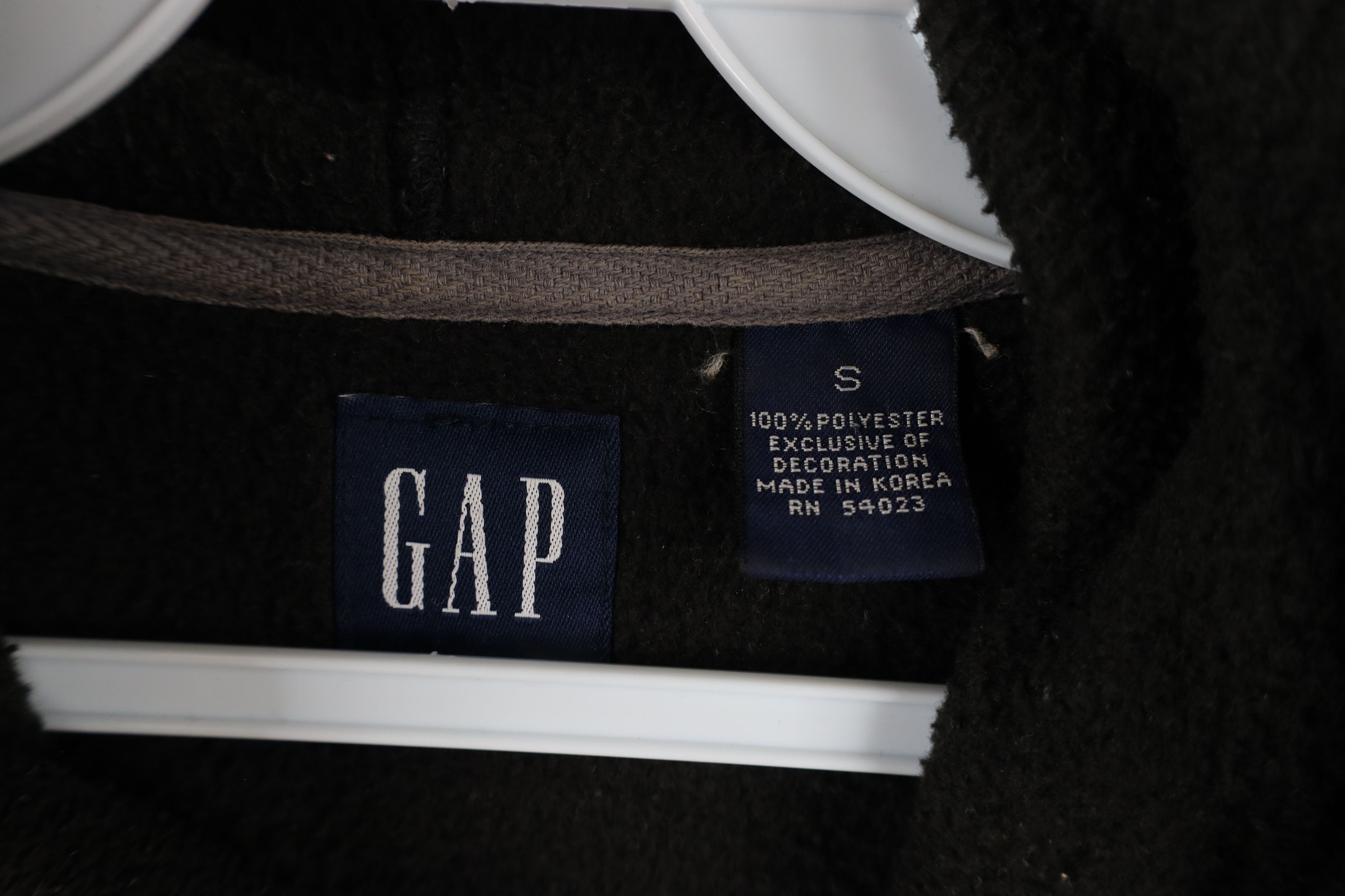 Gap × Vintage Vintage Gap Out Block Letter Fleece Hoodie Sweatshirt Black Size US S / EU 44-46 / 1 - 8 Thumbnail