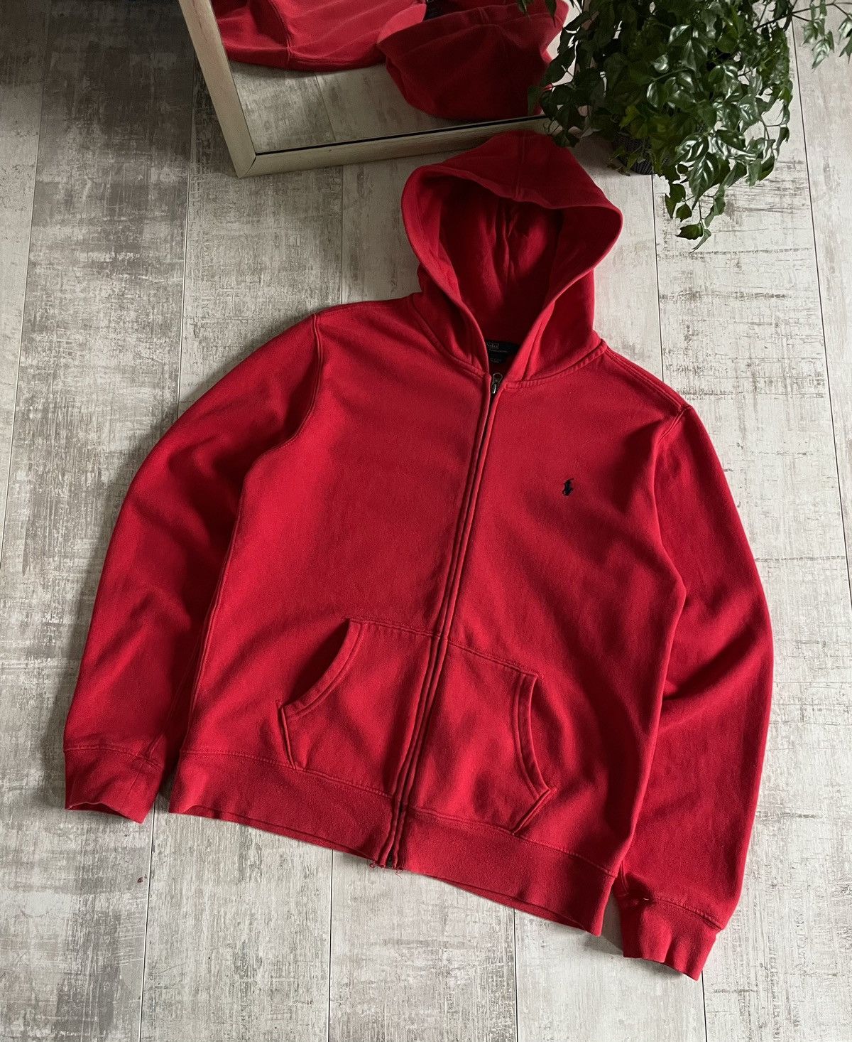Polo Ralph Lauren × Ralph Lauren × Vintage Polo Ralph Lauren Vintage Y2K Zip Hoodies Pony Rare Size US S / EU 44-46 / 1 - 2 Thumbnail