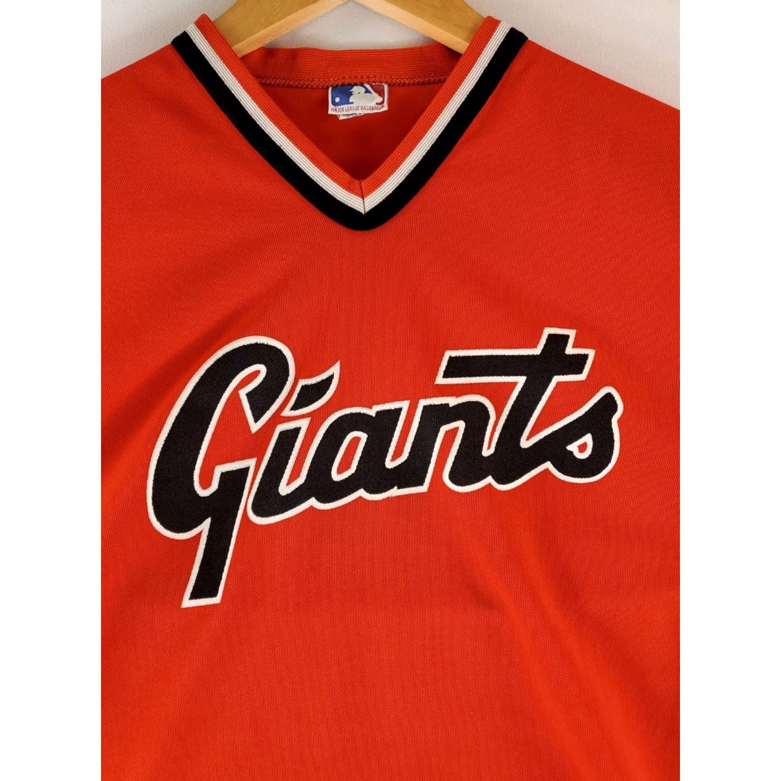Vintage VINTAGE San Francisco Giants Pro-Knit Orange Short Sleeve Shirt Mens XL Rare 80s Eastport (if applicable) Size US 36 / EU 52 - 2 Thumbnail