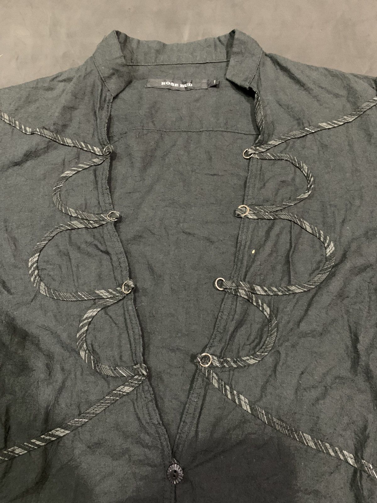 14th Addiction 💸BINDINGOFFER💸Rose bud napoleon shirt Size XS / US 0-2 / IT 36-38 - 3 Thumbnail