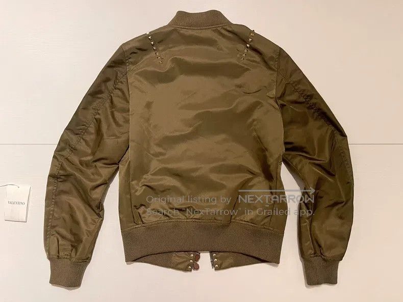 Valentino Valentino Willow Stud Bomber Jacket Size XS / US 0-2 / IT 36-38 - 2 Thumbnail