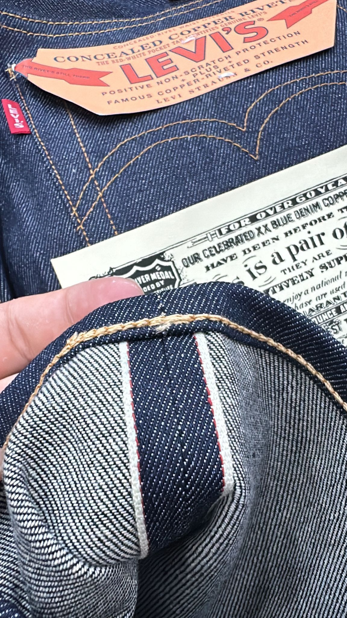 Levi's Vintage Clothing LVC Levi's Vintage Clothing 1937 501XX BigE Selvedge Jeans Size US 33 - 4 Thumbnail
