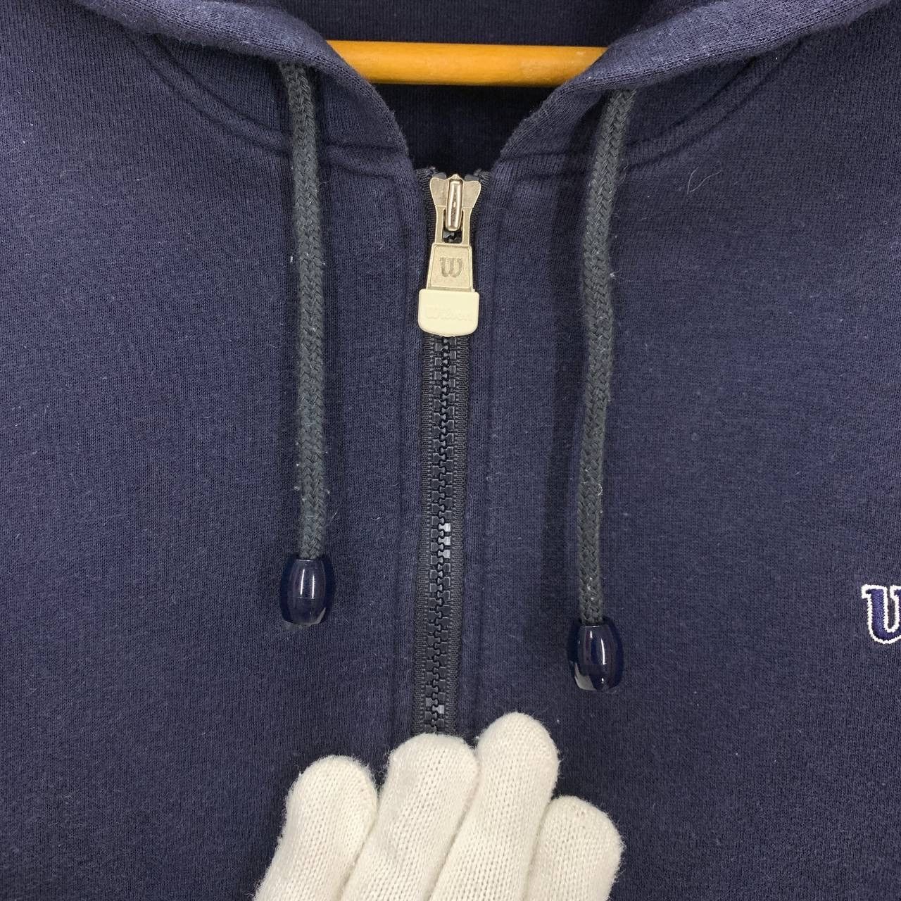Wilson Vintage WILSON SPORT Zipper Hoodie #0461-12 Size US M / EU 48-50 / 2 - 9 Thumbnail