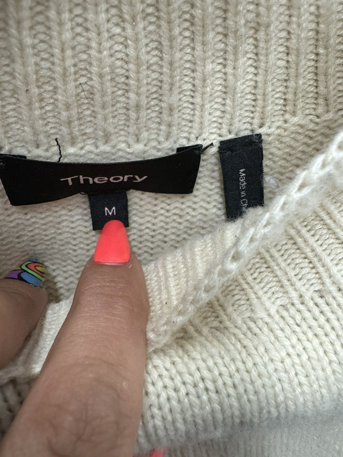 Theory Theory Jodi B Half Sleeve Cashmere Sweater Size M Size M / US 6-8 / IT 42-44 - 2 Thumbnail