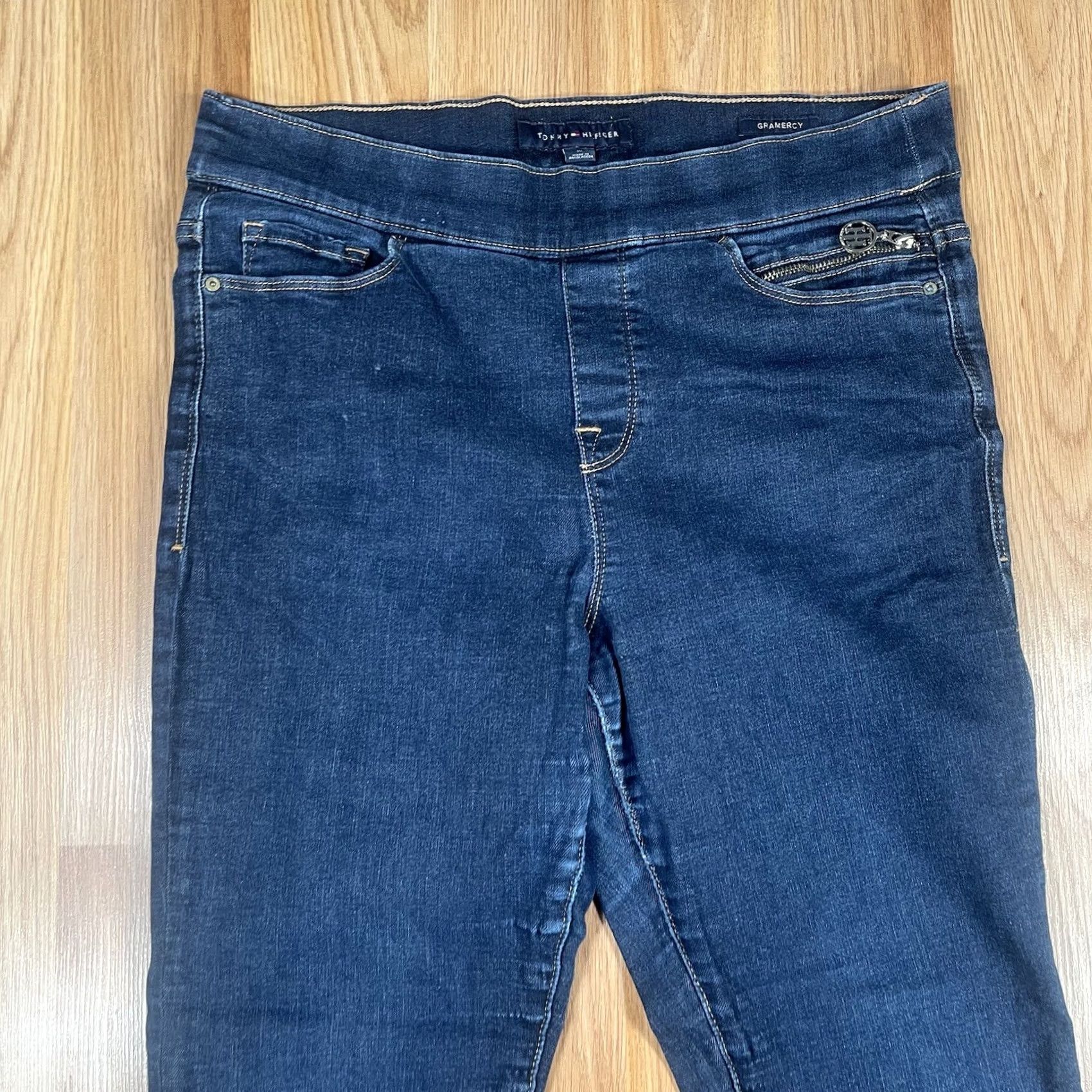 Tommy Hilfiger Tommy Hilfiger Jeans Womens Size 10 Gramercy Stretch High Rise Skinny Blue Denim Size 32" / US 10 / IT 46 - 2 Thumbnail