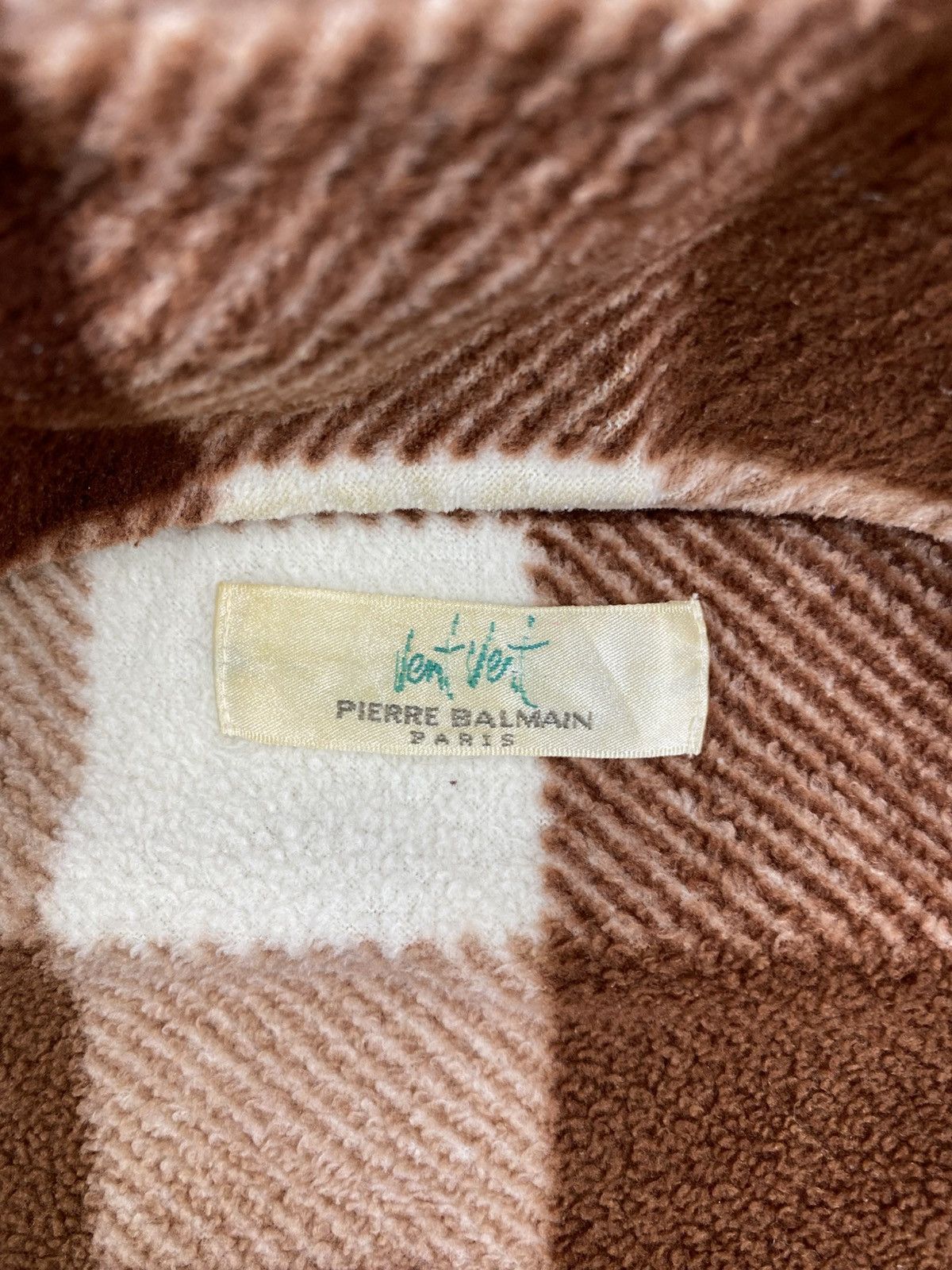 Pierre Balmain Vintage Pierre Balmain Checked Brown Flannel Shirt Size US XL / EU 56 / 4 - 8 Thumbnail