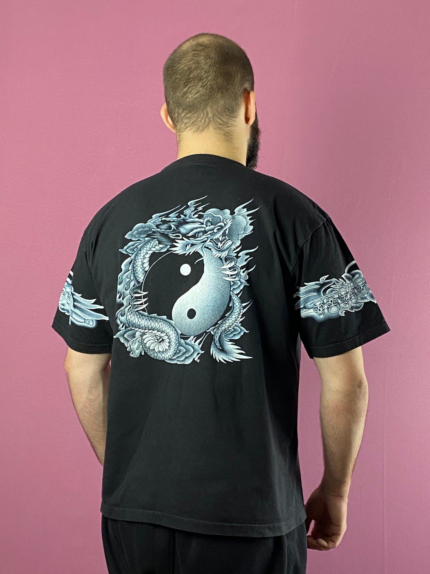 Vintage Red Rock of the T-Shirts Vintage Men's Chineese Dragon Size US L / EU 52-54 / 3 - 4 Thumbnail