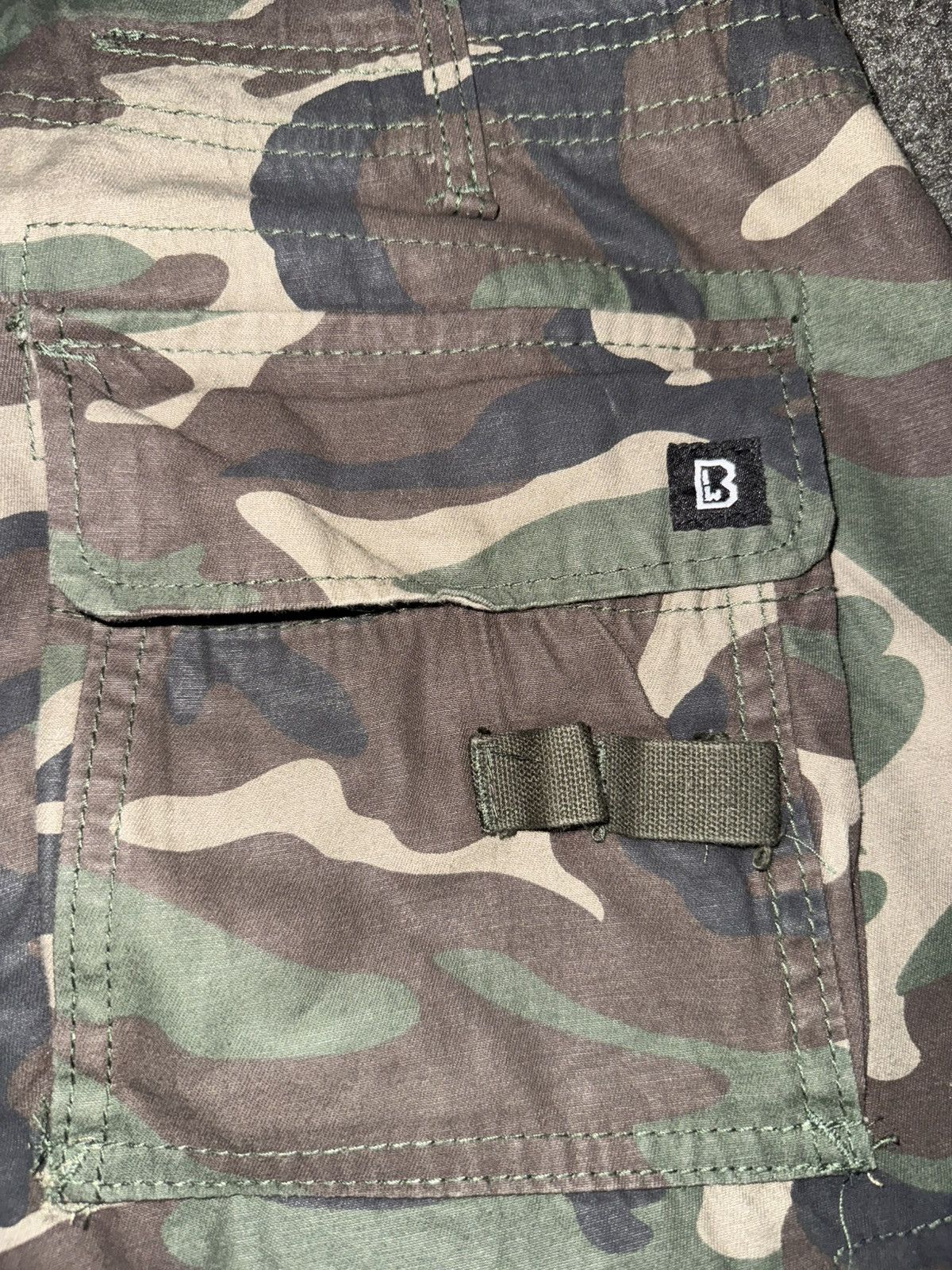 Grailed BRANDIT PURE VINTAGE TROUSERS (WOODLAND) Size: Medium Size US 32 / EU 48 - 10 Thumbnail