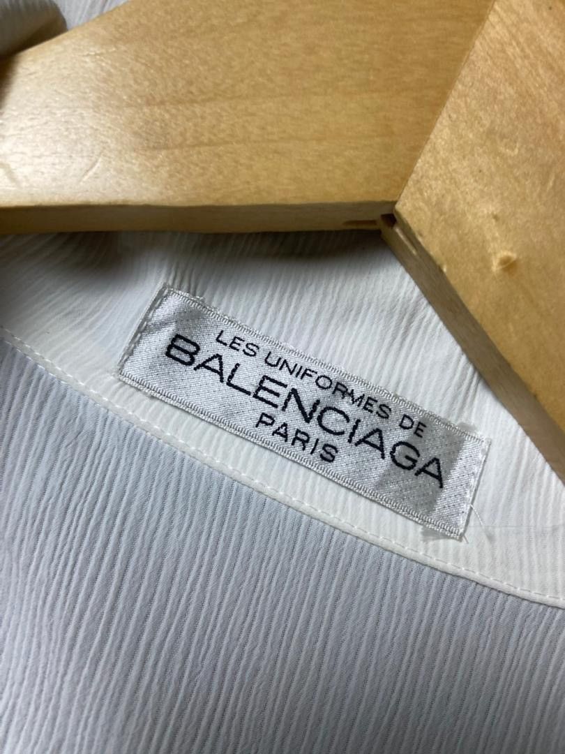 Balenciaga Vintage Balenciaga Double Breasted Blouses (185) Size S / US 4 / IT 40 - 4 Thumbnail