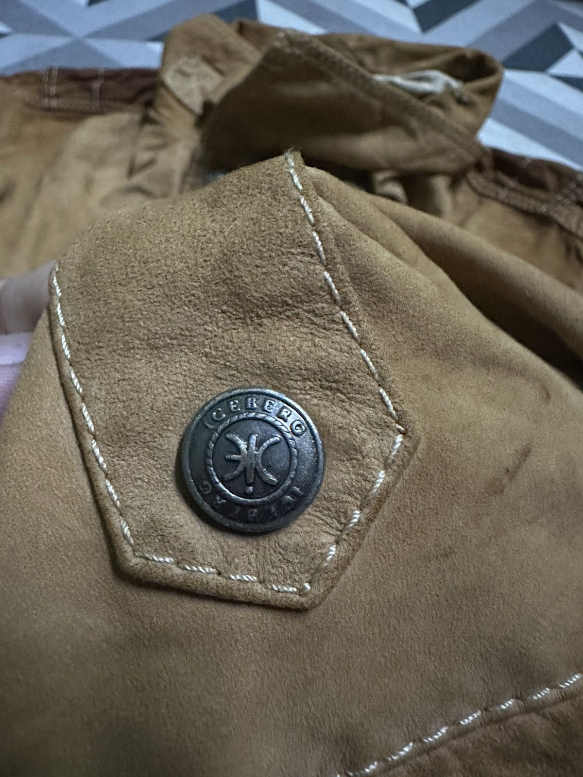 Iceberg Vintage Iceberg tactical leather jacket Size US L / EU 52-54 / 3 - 9 Thumbnail
