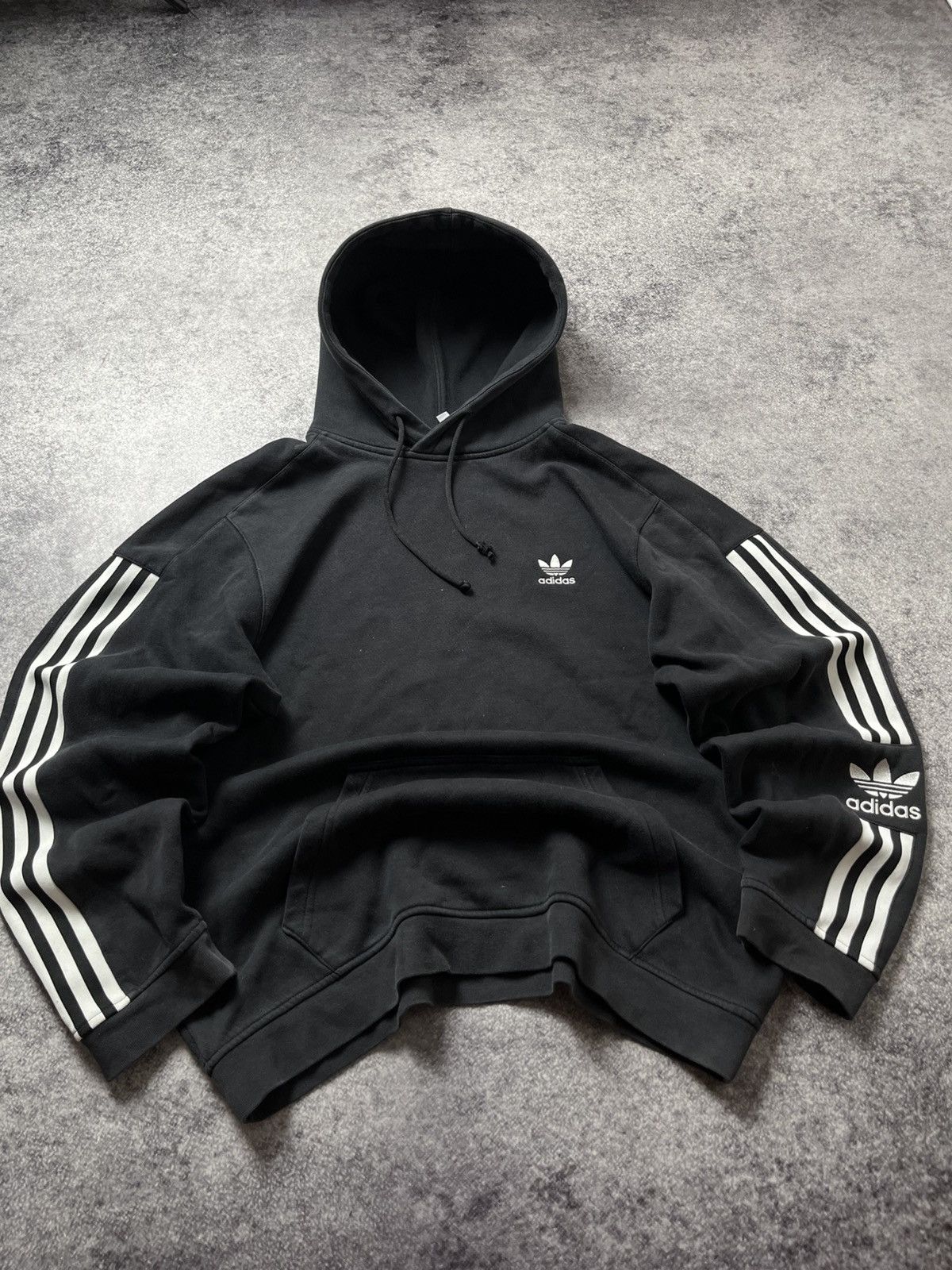 Adidas 🔥CRAZY ADIDAS BALENCIAGA VIBE OPIUM BOXY HOODIE Y2K 00’S Size US S / EU 44-46 / 1 - 4 Thumbnail